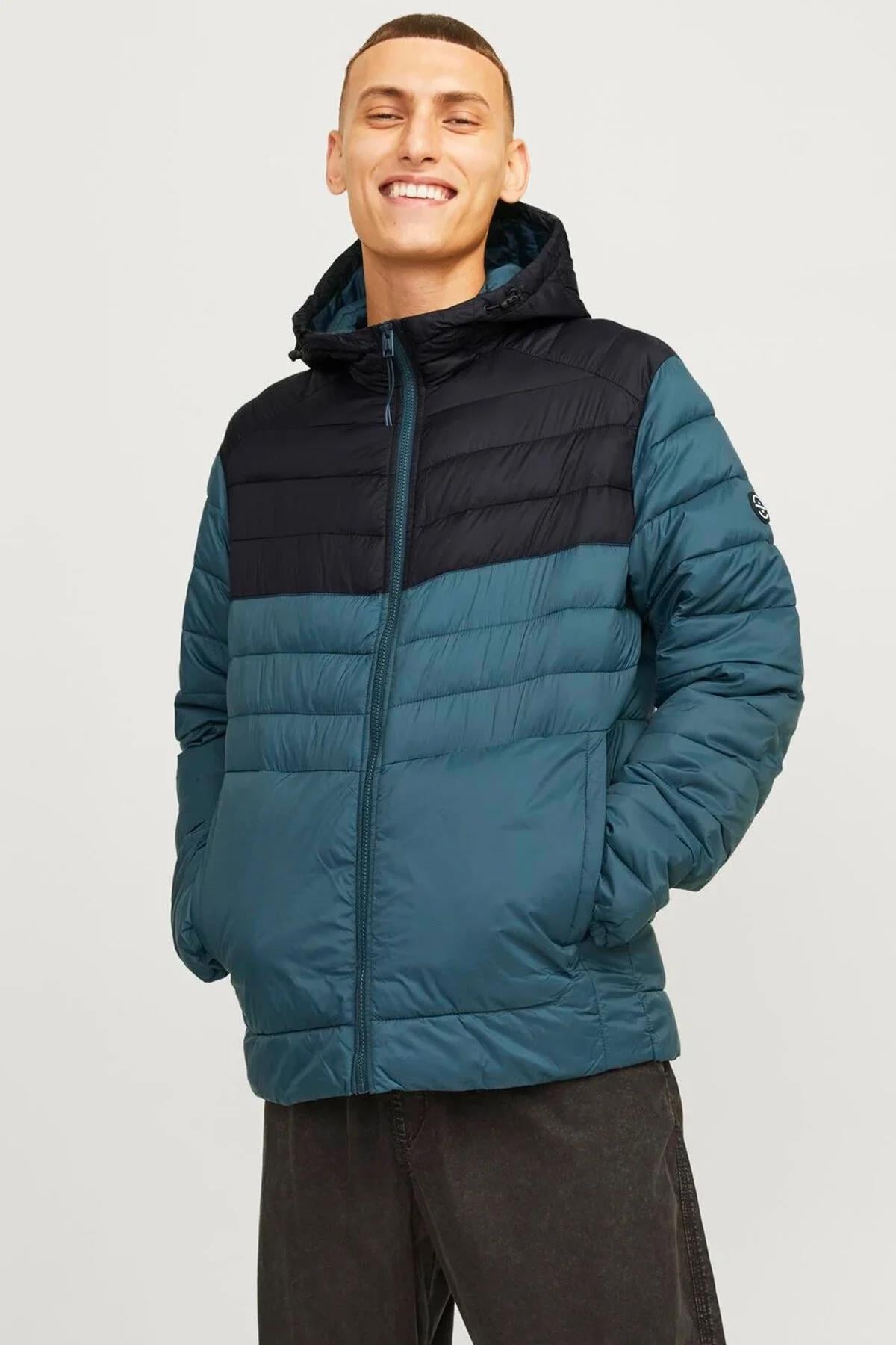 Jack & Jones Erkek Kapüşonlu Şişme Mont - 12258441 - Jack & Jones - 12258441