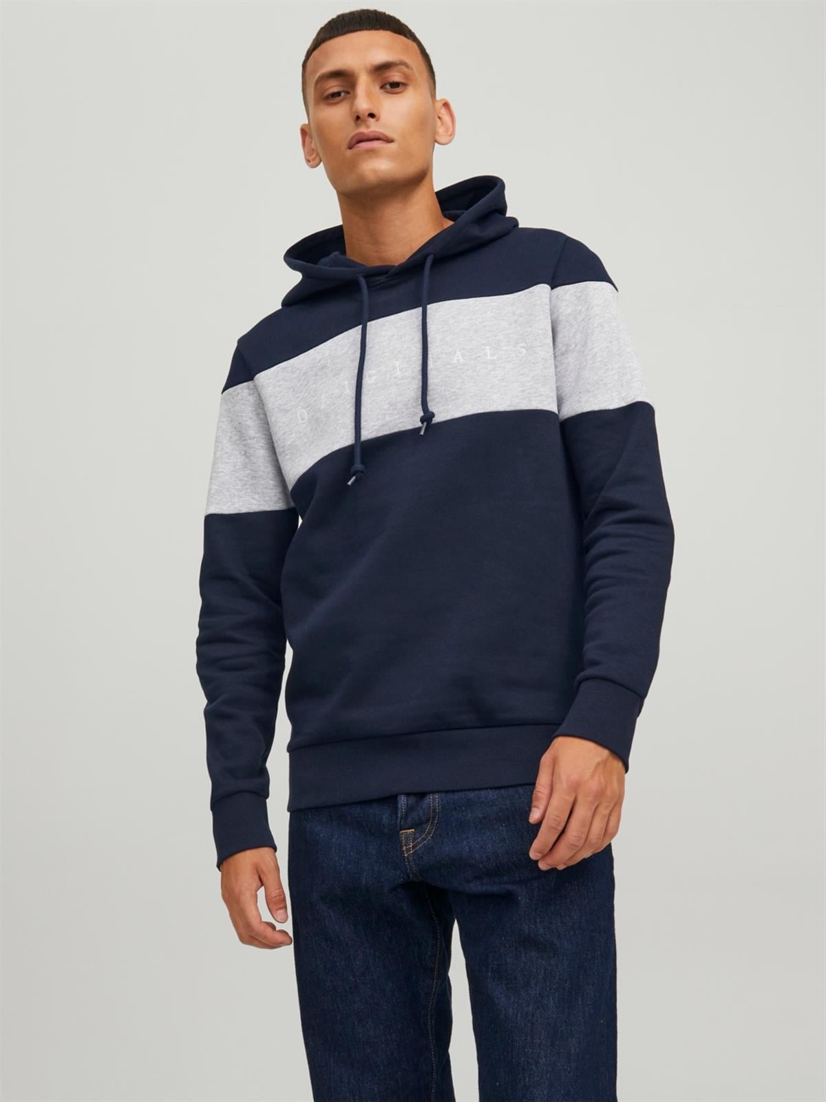 Jack & Jones Erkek Kapüşonlu Sweatshirt Copenhagen 12216156  - Jack & Jones - 12216156