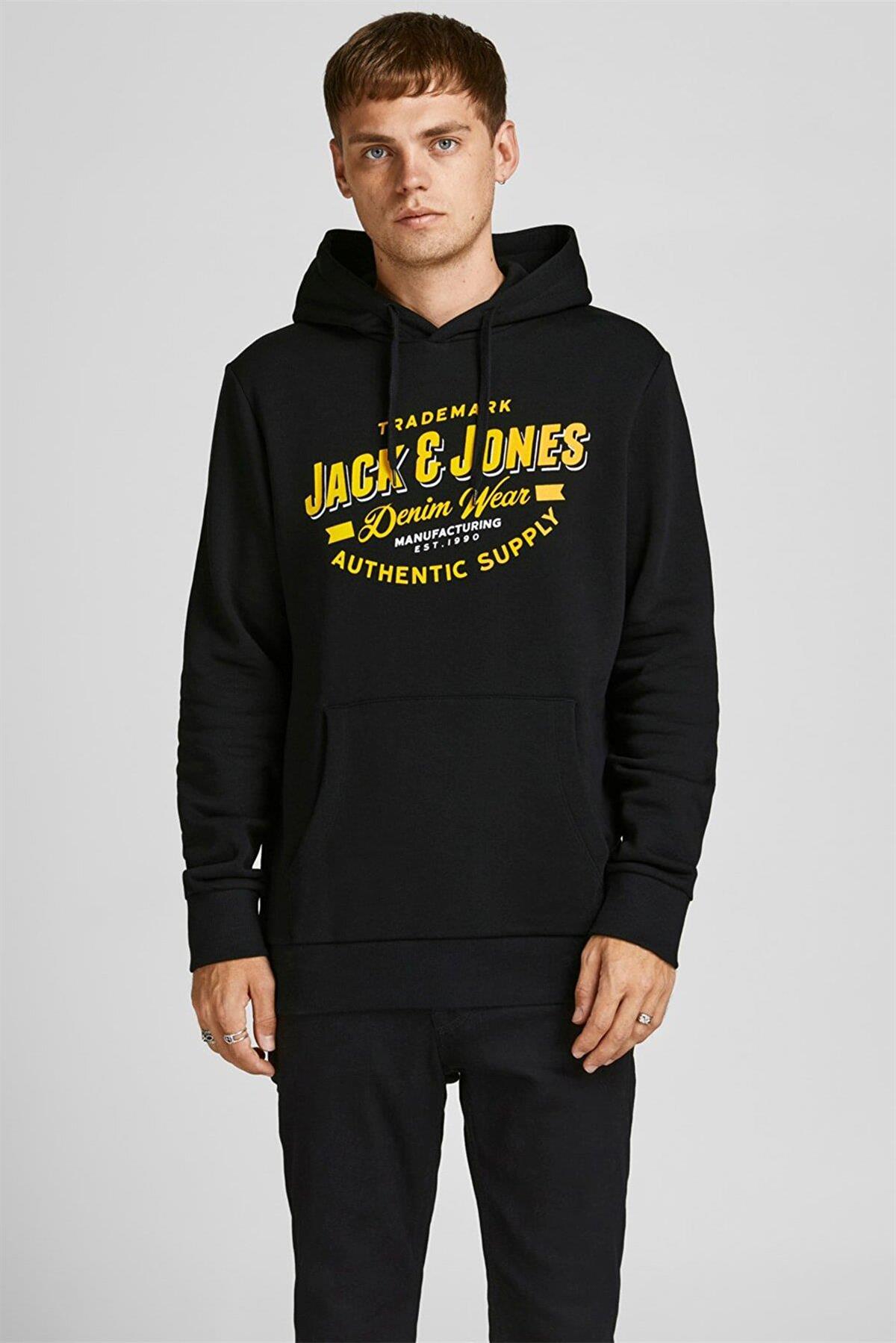 Jack & Jones Erkek Kapüşonlu Sweatshirt - 12189736 - Jack & Jones - 12189736