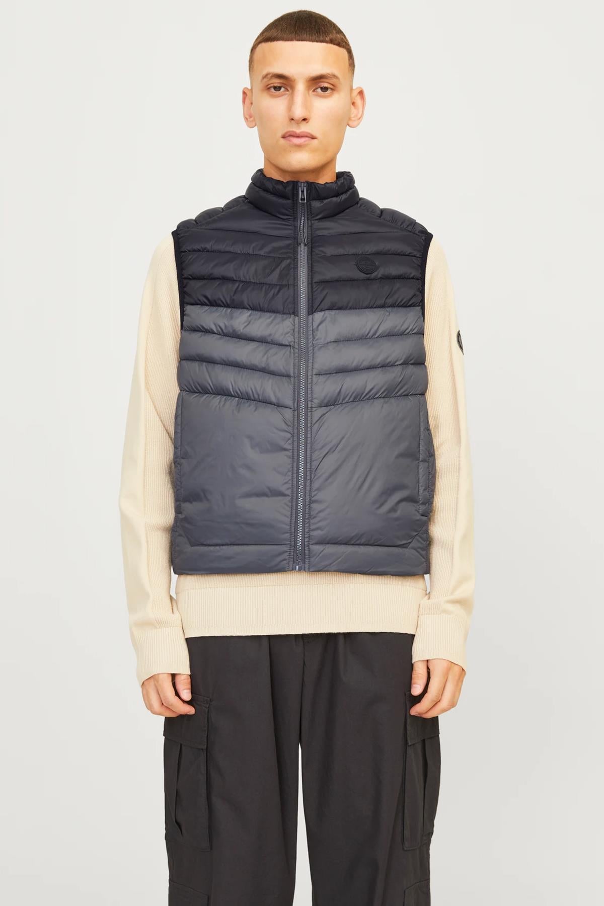 Jack & Jones Erkek Kapüşonsuz Şişme Yelek - 12258457  - Jack & Jones - 12258457