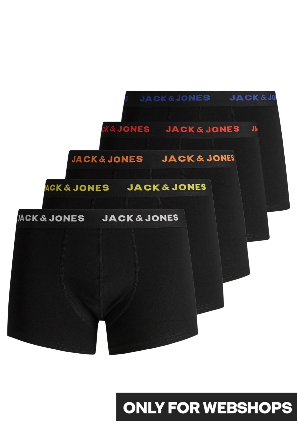 JACK JONES Erkek Karışık Renkli Pamuklu 5 li Boxer - 12167028 - Jack & Jones - 12167028 - 2