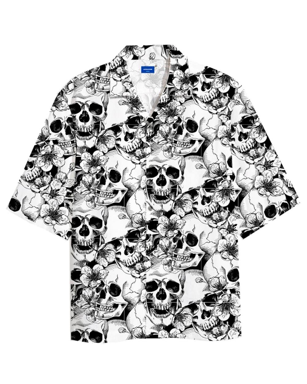 Jack & Jones Erkek Kuru Kafalı Kısa Kollu Gömlek - 12262105 - Jack & Jones - 12262105