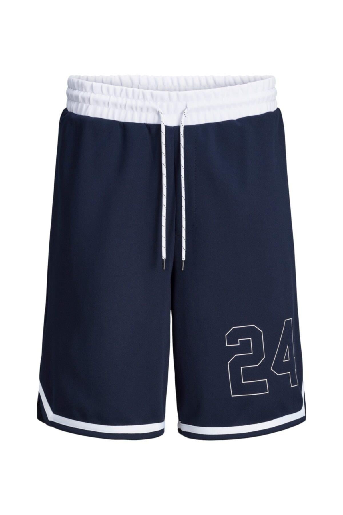 Jack & Jones Erkek Lacivert NBA Basketbol Şortu - 12189755 - Jack & Jones - dop9406340igo