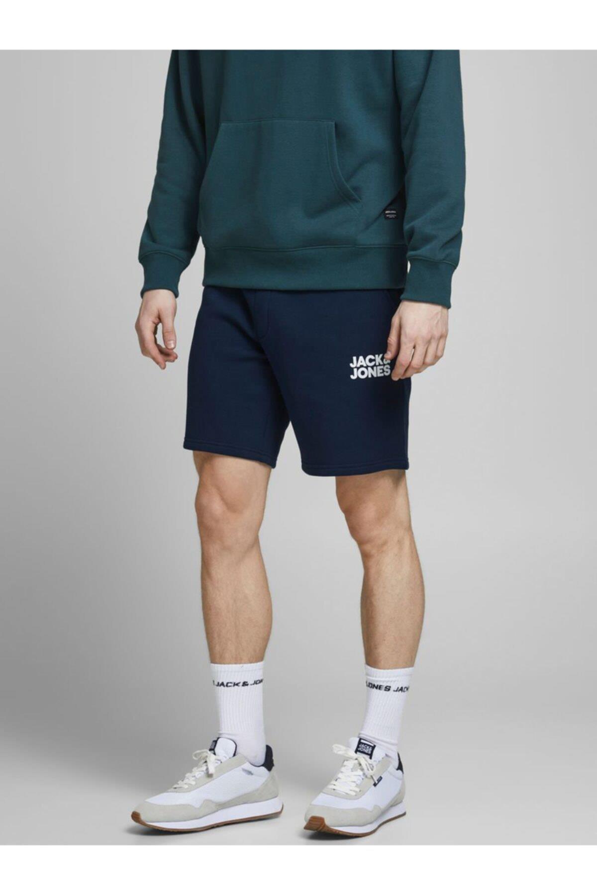 Jack & Jones Erkek Penye Pamuklu  Şort 12186787 - Jack & Jones - TYC00149959420