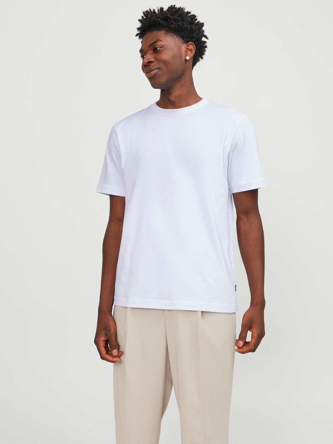 Jack & Jones Erkek Rahat Kesim Basic T-shirt - 12254412 - Jack & Jones - 12254412-T