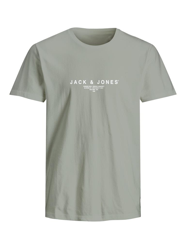 Jack & Jones Erkek Regular Fit Yazılı T-Shirt - 12276646 - Jack & Jones - 12276646