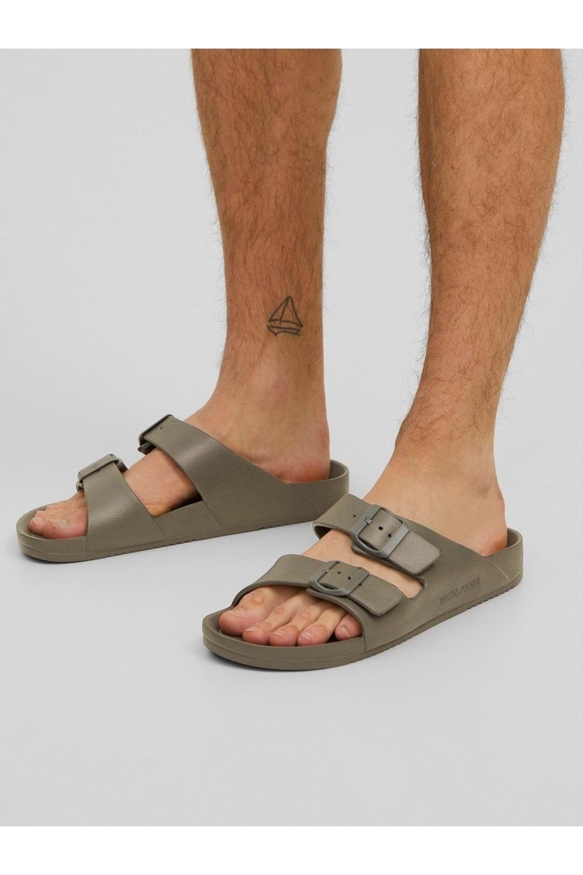 Jack & Jones Erkek Sandalet Slip On Arizona Terlik - 12204004 · 34
