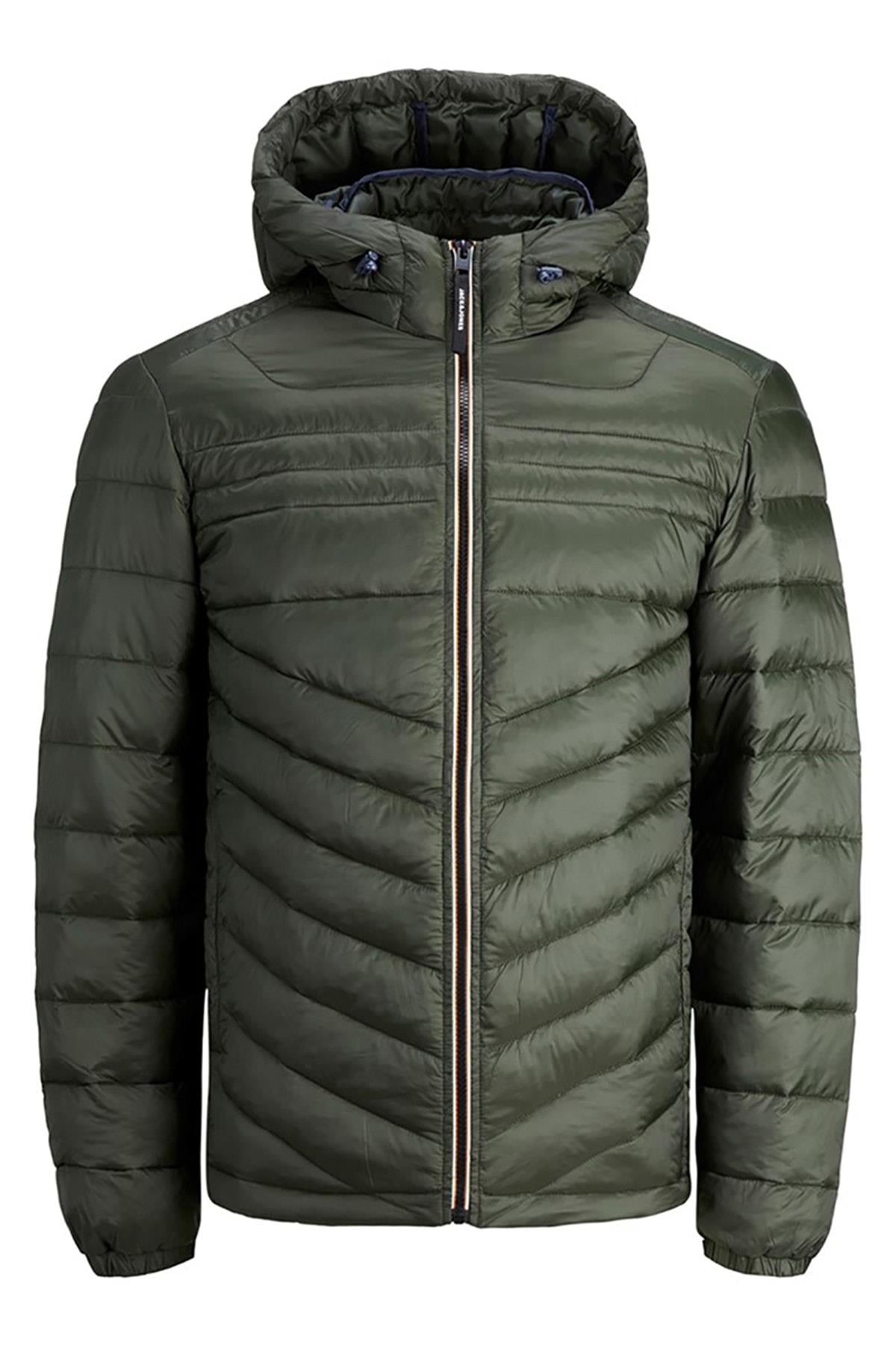 Jack & Jones Erkek Şişme Kapüşonlu Mont - 12211785 - Jack & Jones - 12211785