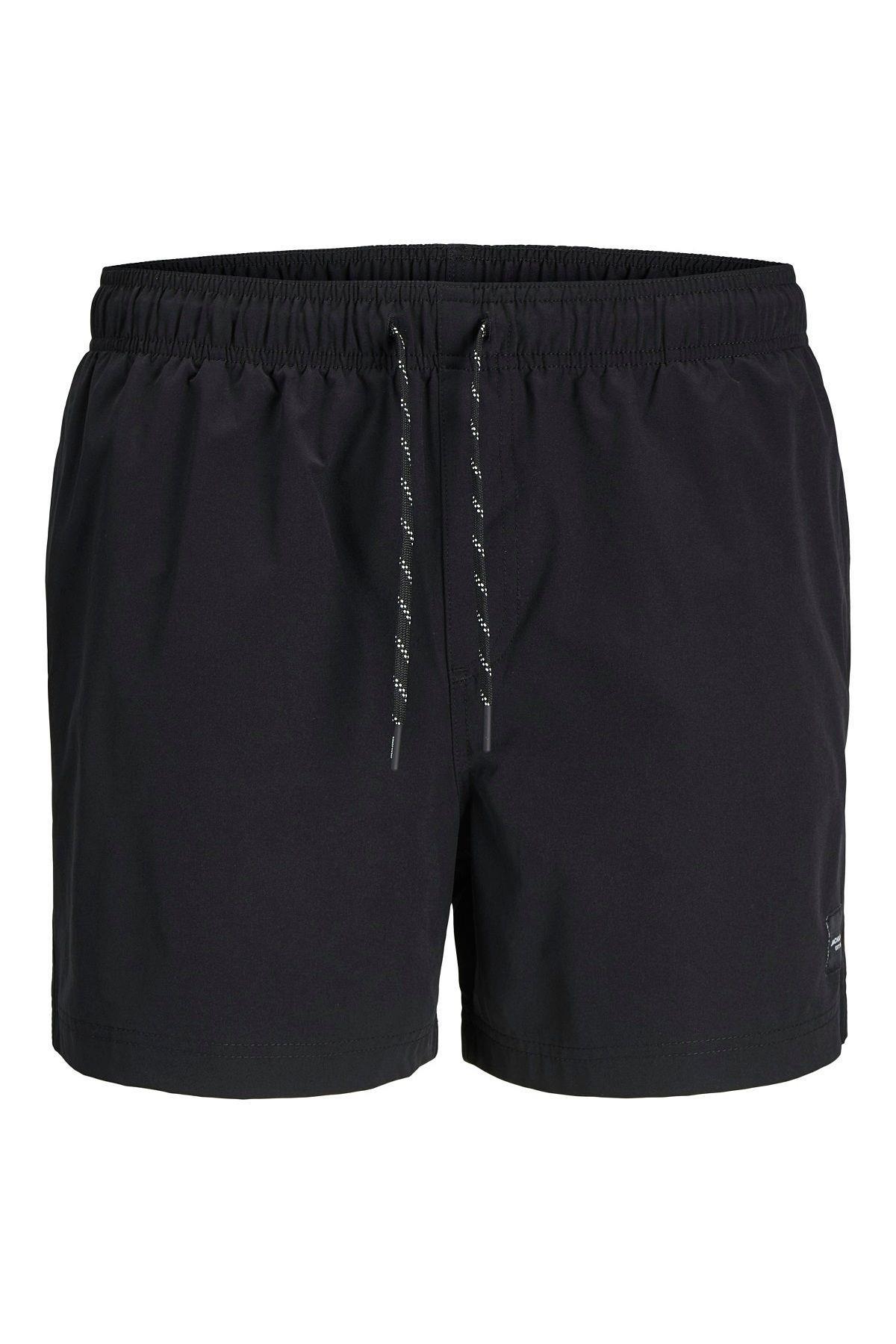 Jack & Jones Erkek Siyah Renk Deniz Şortu - 12272776 - Jack & Jones - 2-12272776