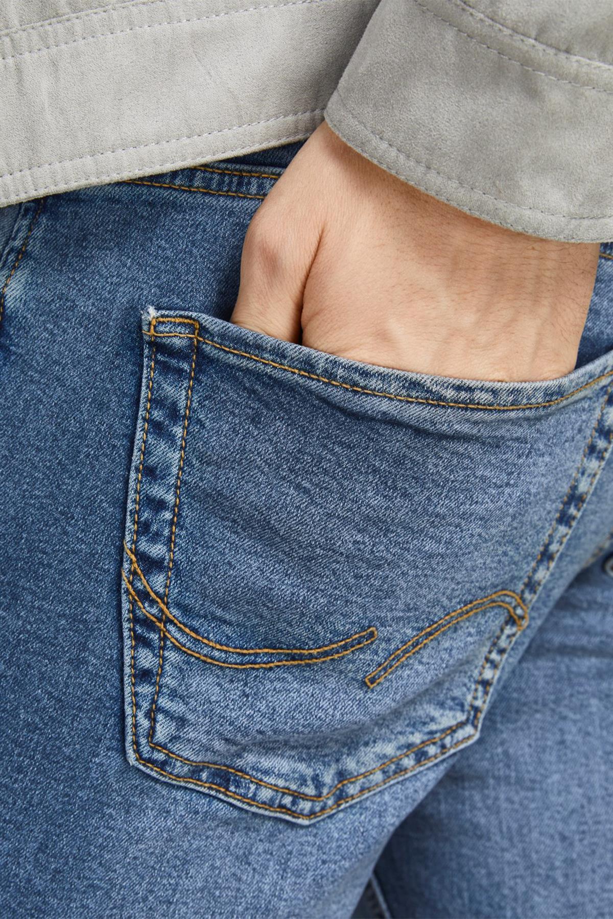 Jack & Jones Erkek Slim Fit Kot Pantolon 12184473 JJIGLENN · 29