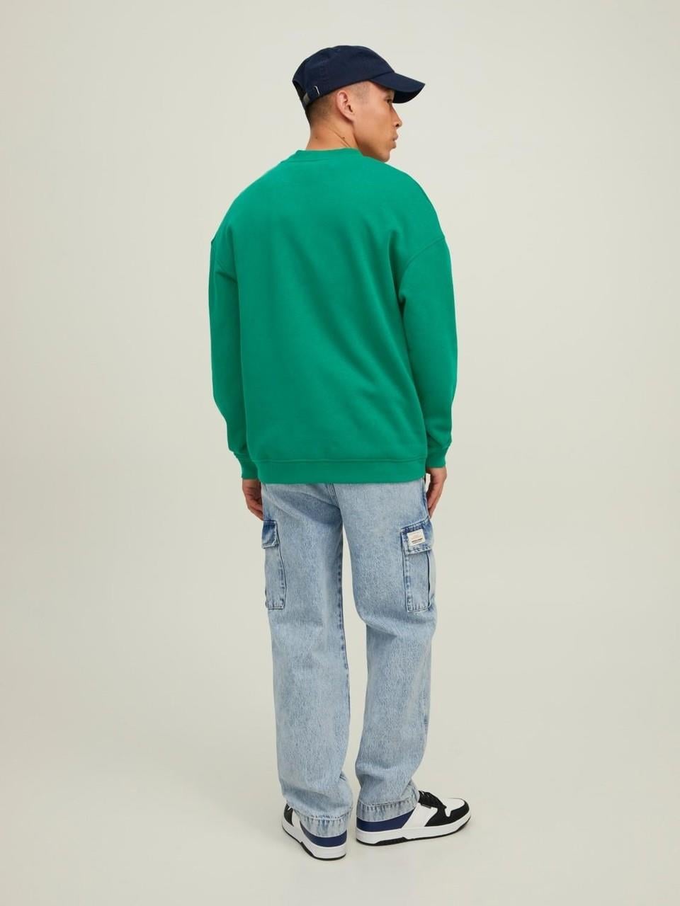 Jack & Jones Erkek Sweatshirt JORBRINK CITY SWEAT CREW NECK 12216048 · 34