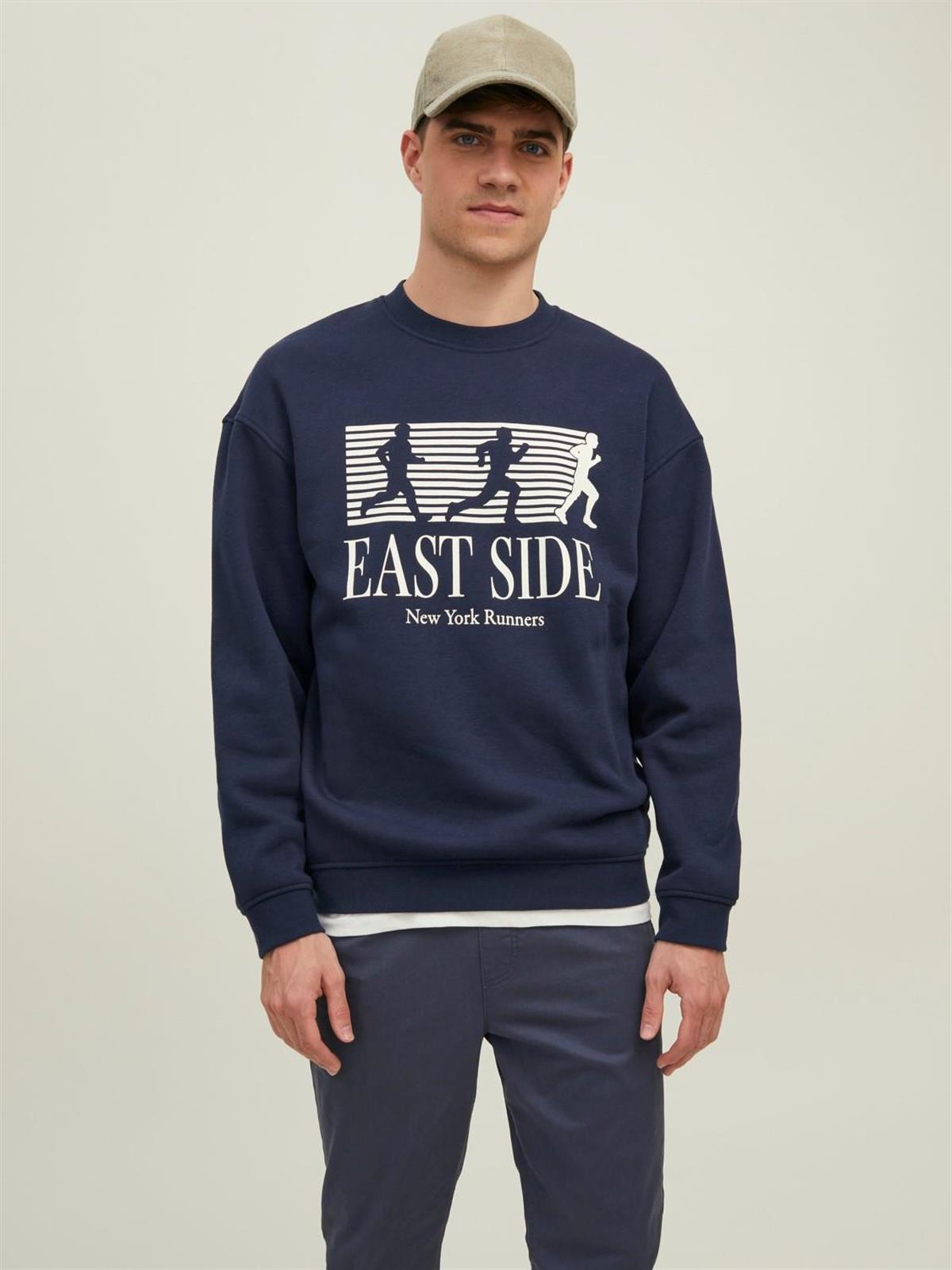 Jack & Jones Erkek Sweatshirt JORBRINK CITY SWEAT CREW NECK 12216048 · 31