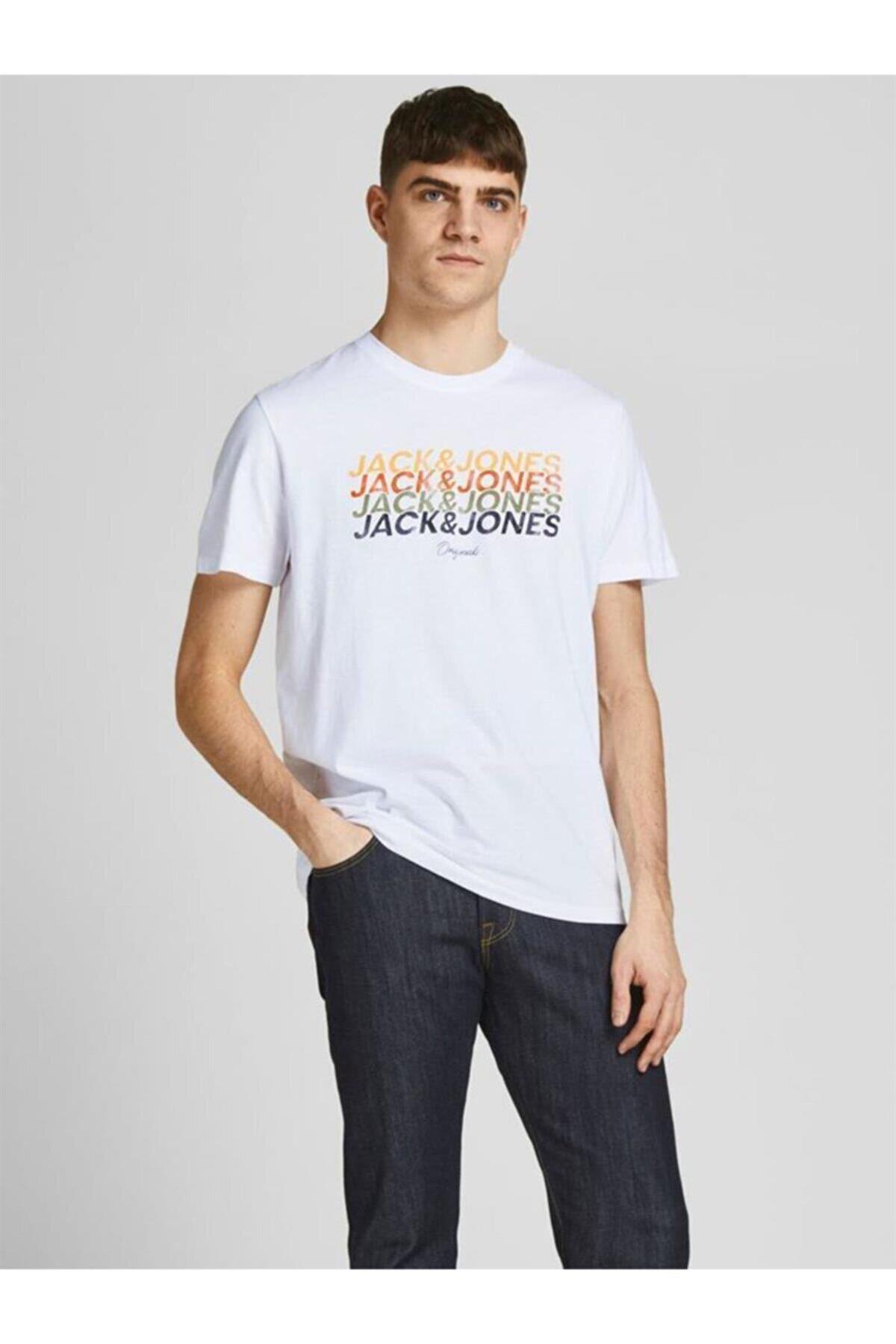 Jack & Jones Erkek T-shirt Crew Neck - 12205503 - Jack & Jones - 12205503