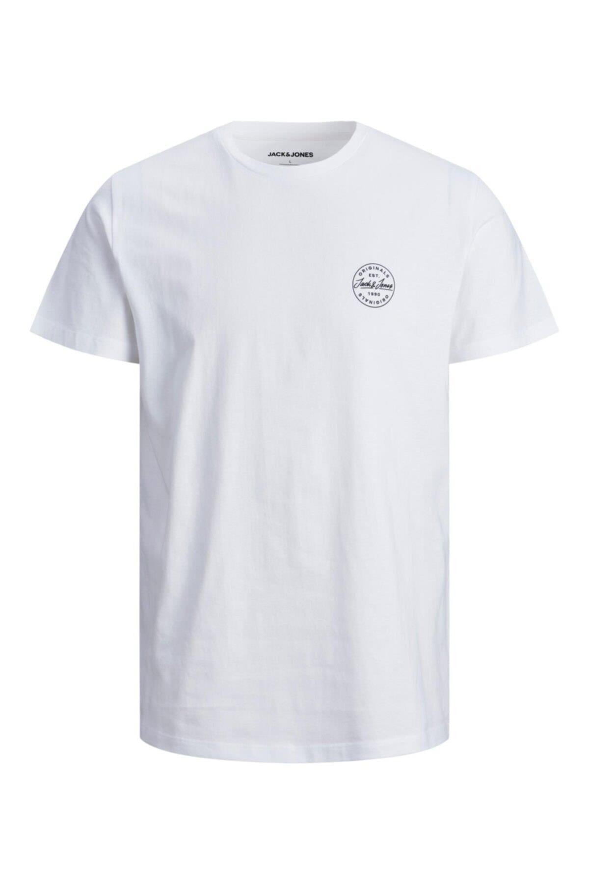 Jack & Jones Erkek T-shirt Crew Neck Noos 12205022 - Jack & Jones - 12205022