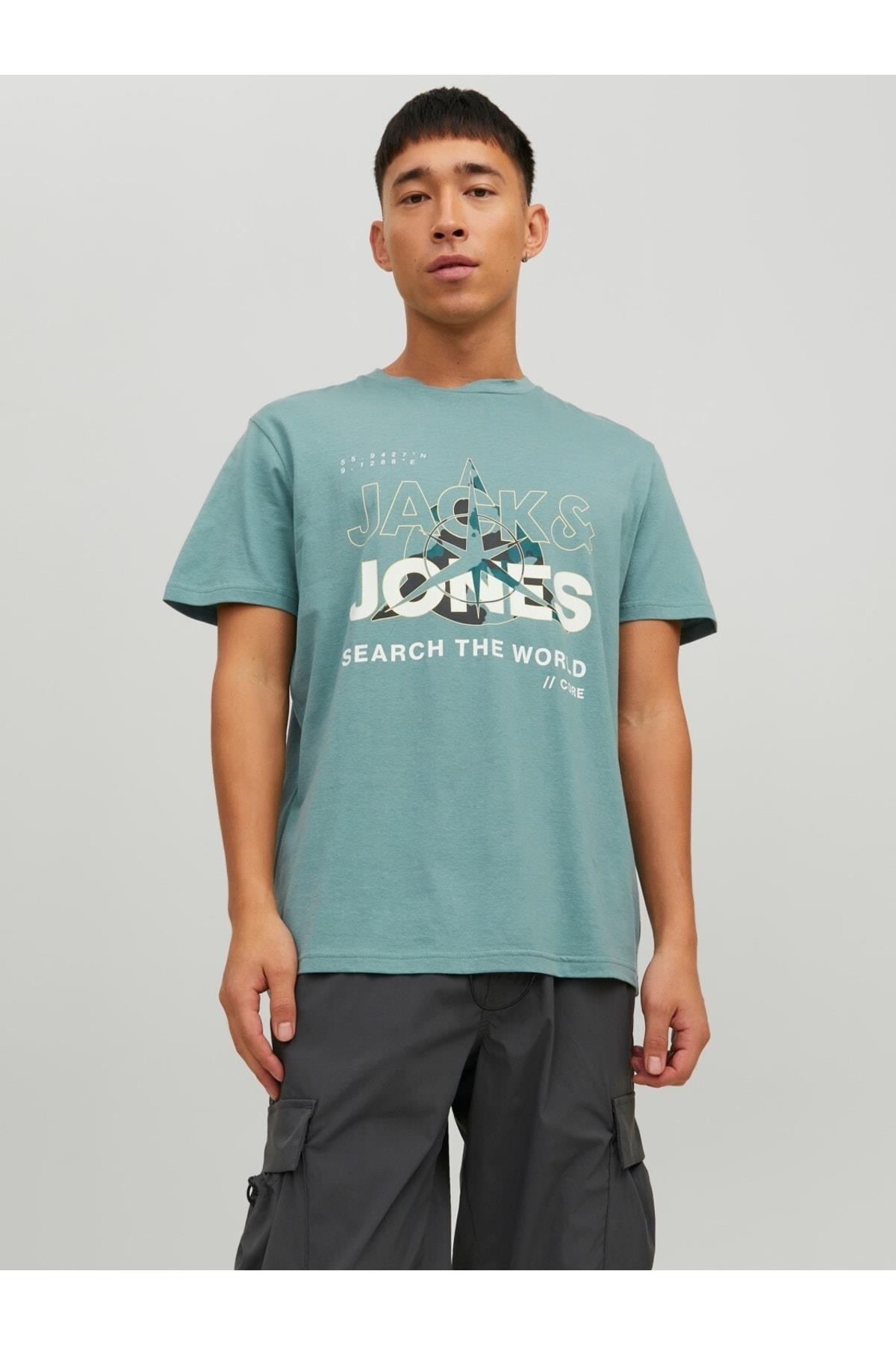 Jack & Jones Erkek T-shirt Hunt Tee Crew Neck 12228391-01 · 20