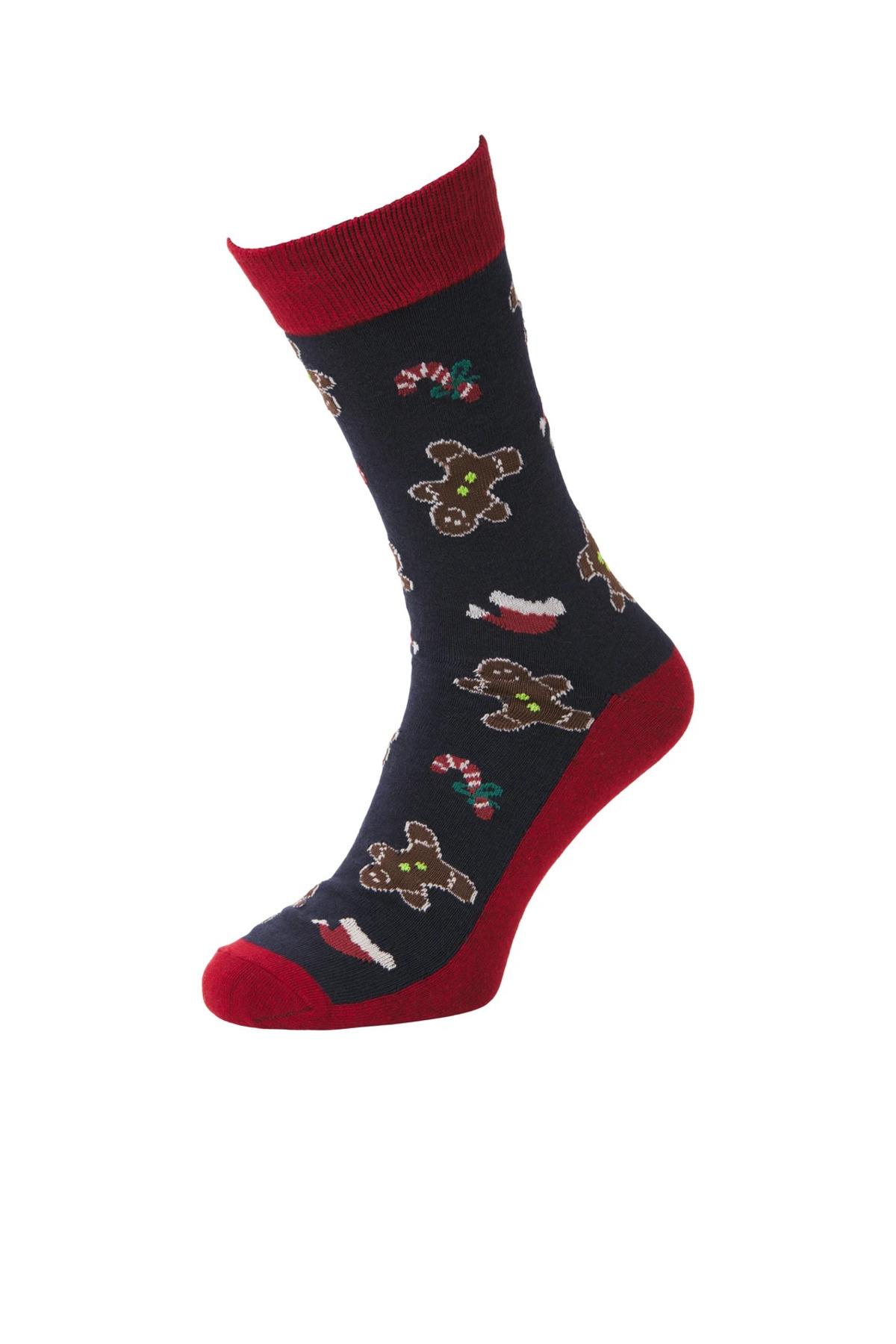 Jack & Jones Erkek  Xmas Yılbaşı Boxer Çorap Seti - 12246128 · 6