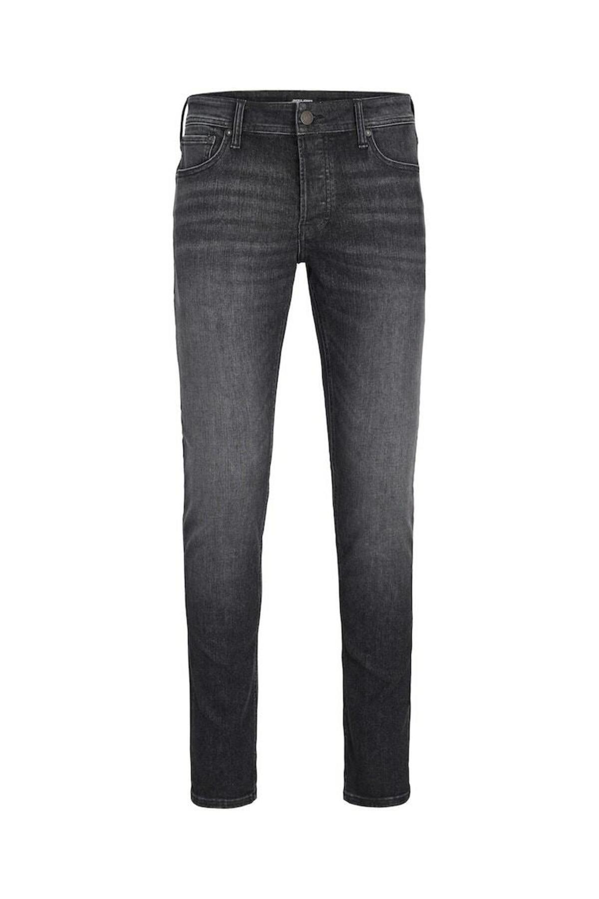 Jack & Jones Glenn Erkek Jean Pantolon - 12243595 - Jack & Jones - 12243595-Black Deni