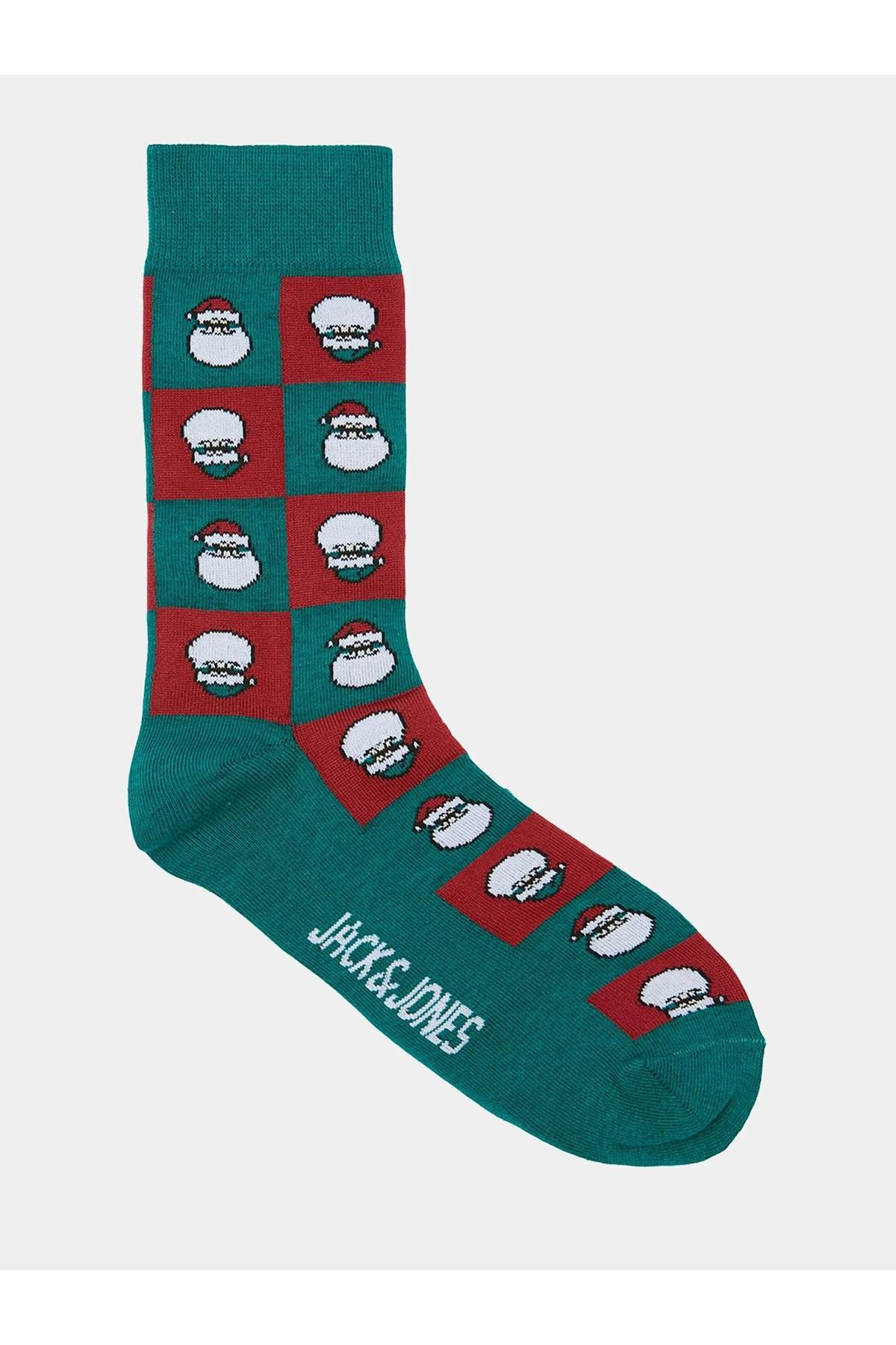 Jack & Jones Jacsquare Santa Erkek Yılbaşı Boxer Çorap Giftbox - 12246124 · 11