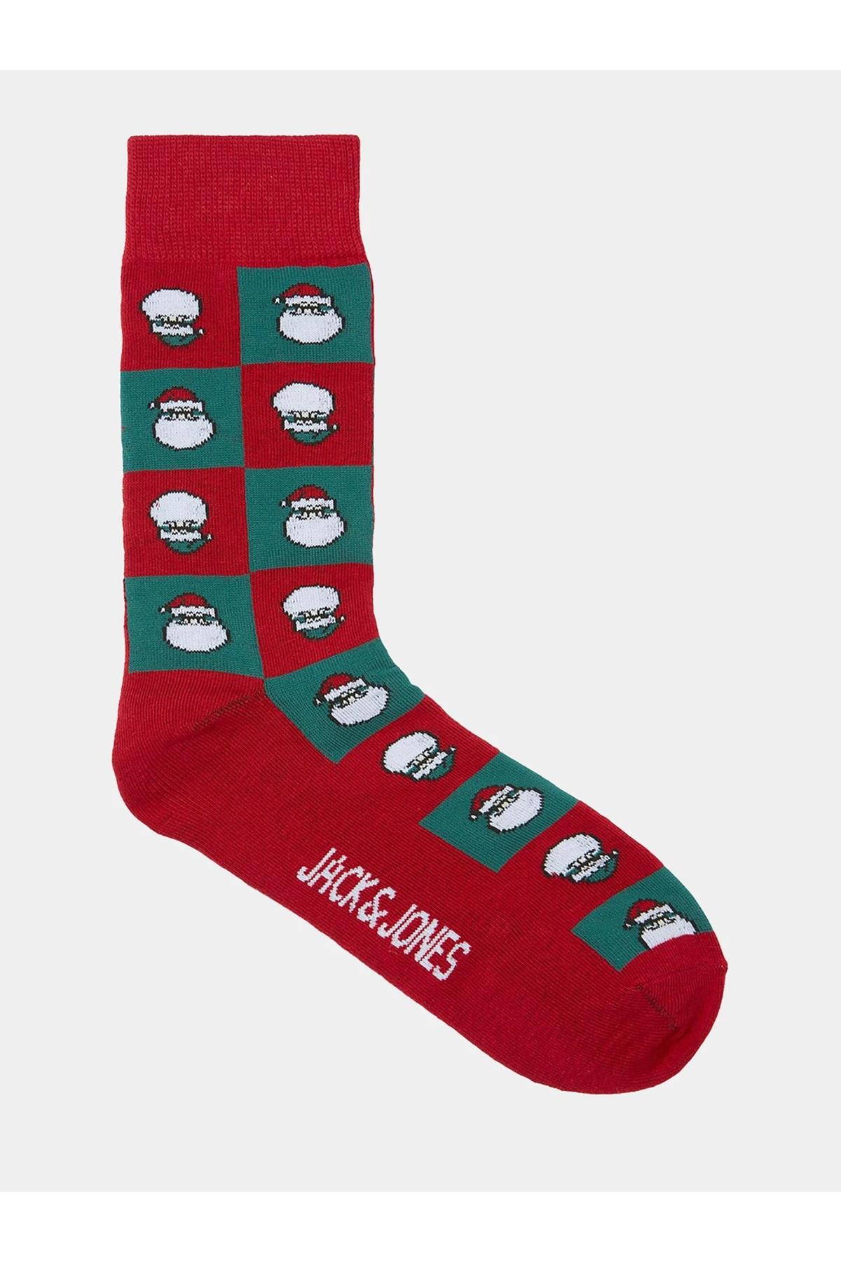 Jack & Jones Jacsquare Santa Erkek Yılbaşı Boxer Çorap Giftbox - 12246124 · 19