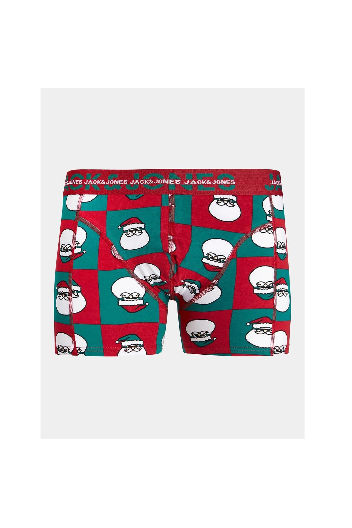 Jack & Jones Jacsquare Santa Erkek Yılbaşı Boxer Çorap Giftbox - 12246124 · 15
