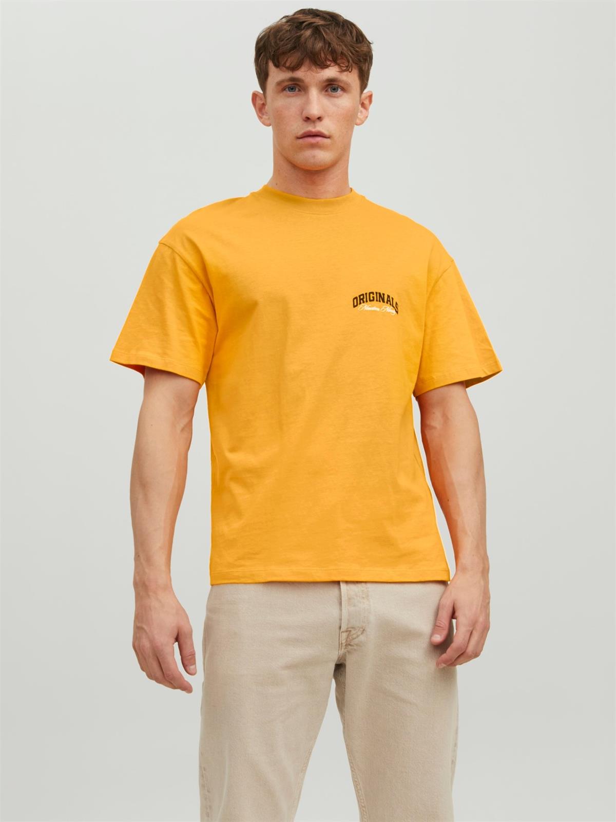 Jack & Jones Jorbrınk Studio Erkek Bisiklet Yaka Turuncu T-shirt 12227718 · 27