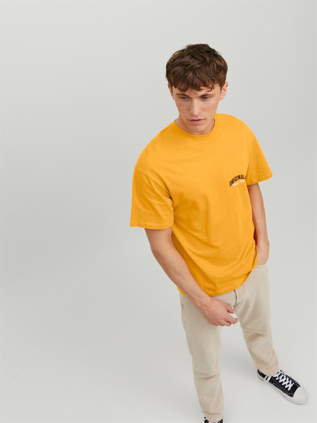 Jack & Jones Jorbrınk Studio Erkek Bisiklet Yaka Turuncu T-shirt 12227718 · 11