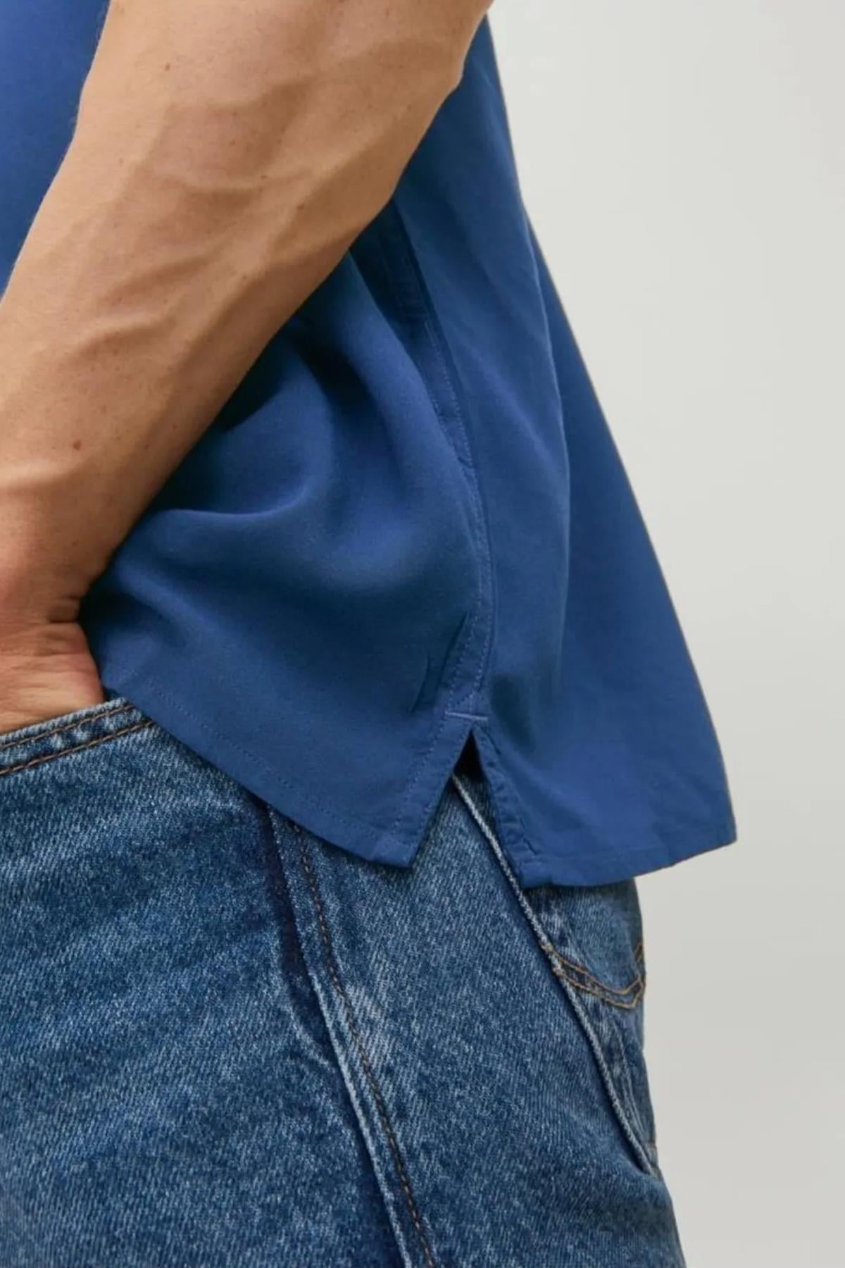 Jack & Jones Jornoah Erkek Relaxed Fit Erkek Kısa Kollu Gömlek 12228007 · 27