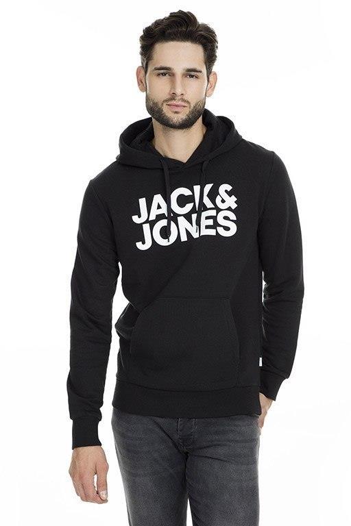 Jack & Jones Logolu Erkek Kapüşonlu Sweatshirt - 12152840 - Jack & Jones - 12152840