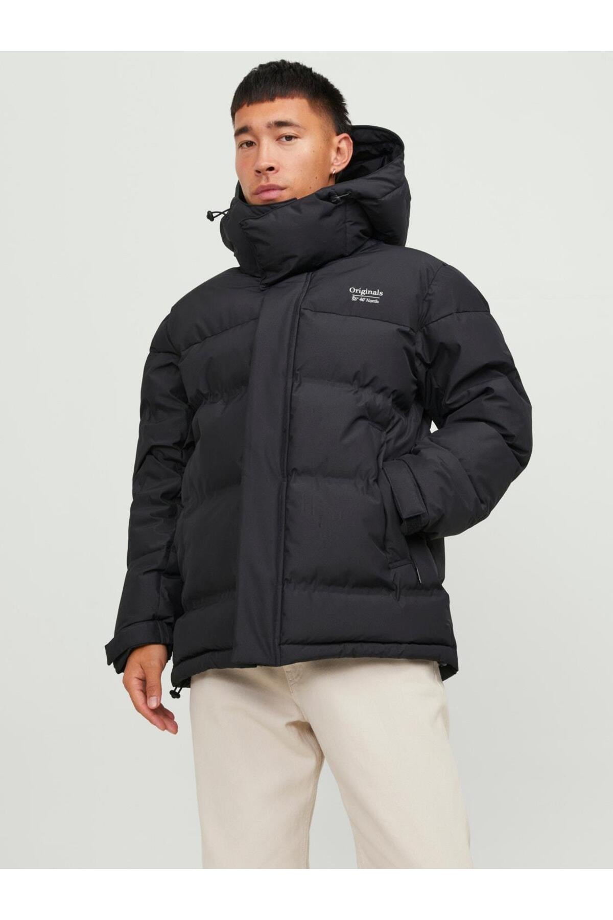 Jack & Jones Rüzgara Suya Dayanıklı Techincal Puffer Erkek Mont - 12238881  - Jack & Jones - 12238881