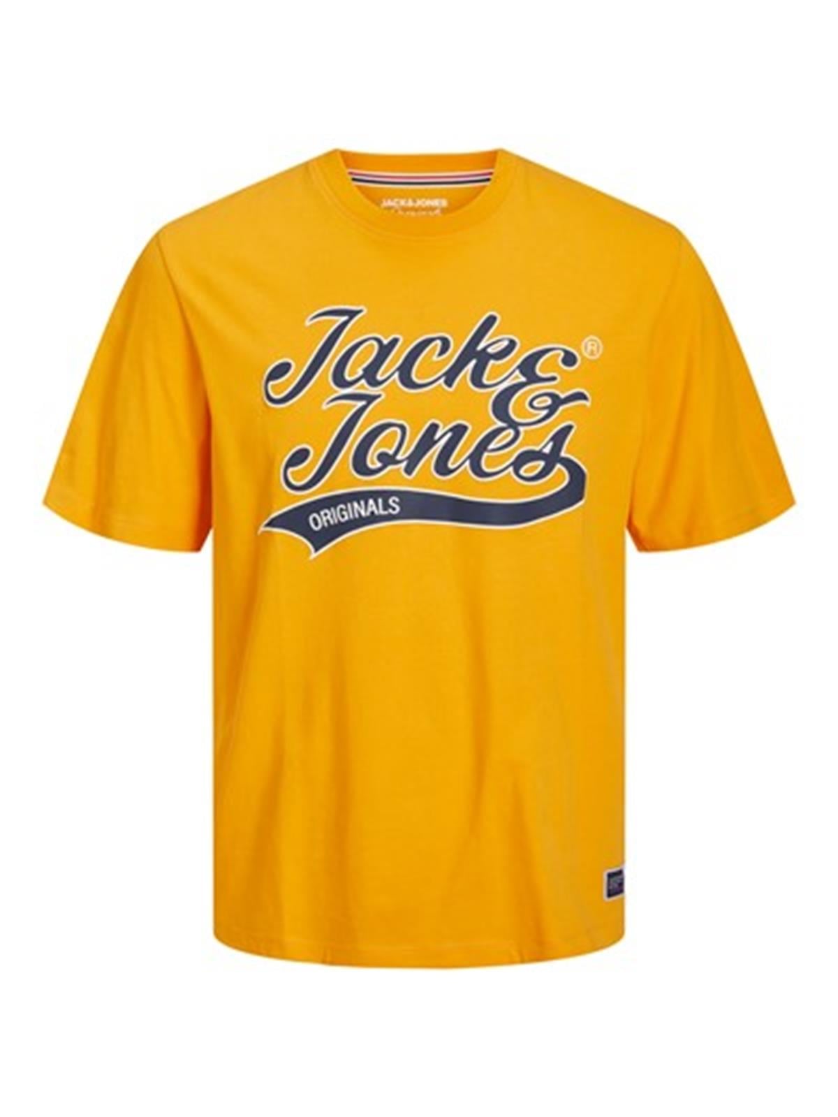 Jack & Jones Yuvarlak Yaka Yazılı Kısa Kollu Siyah Erkek T-shirt 12227774 · 5