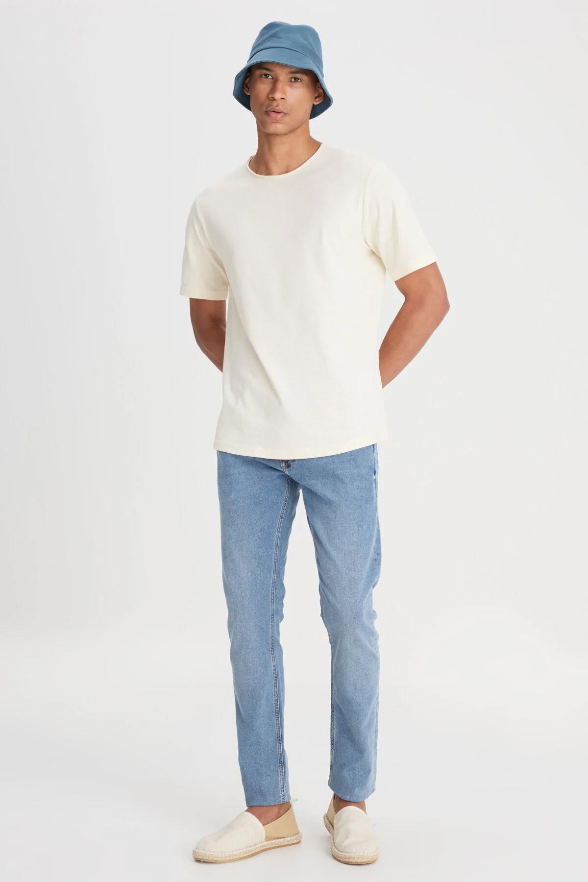 Lee Luke Slim Fit Dar Kesim Normal Bel Mavi Esnek Jean Kot Pantolon - L719059XT - Lee - muk-L719