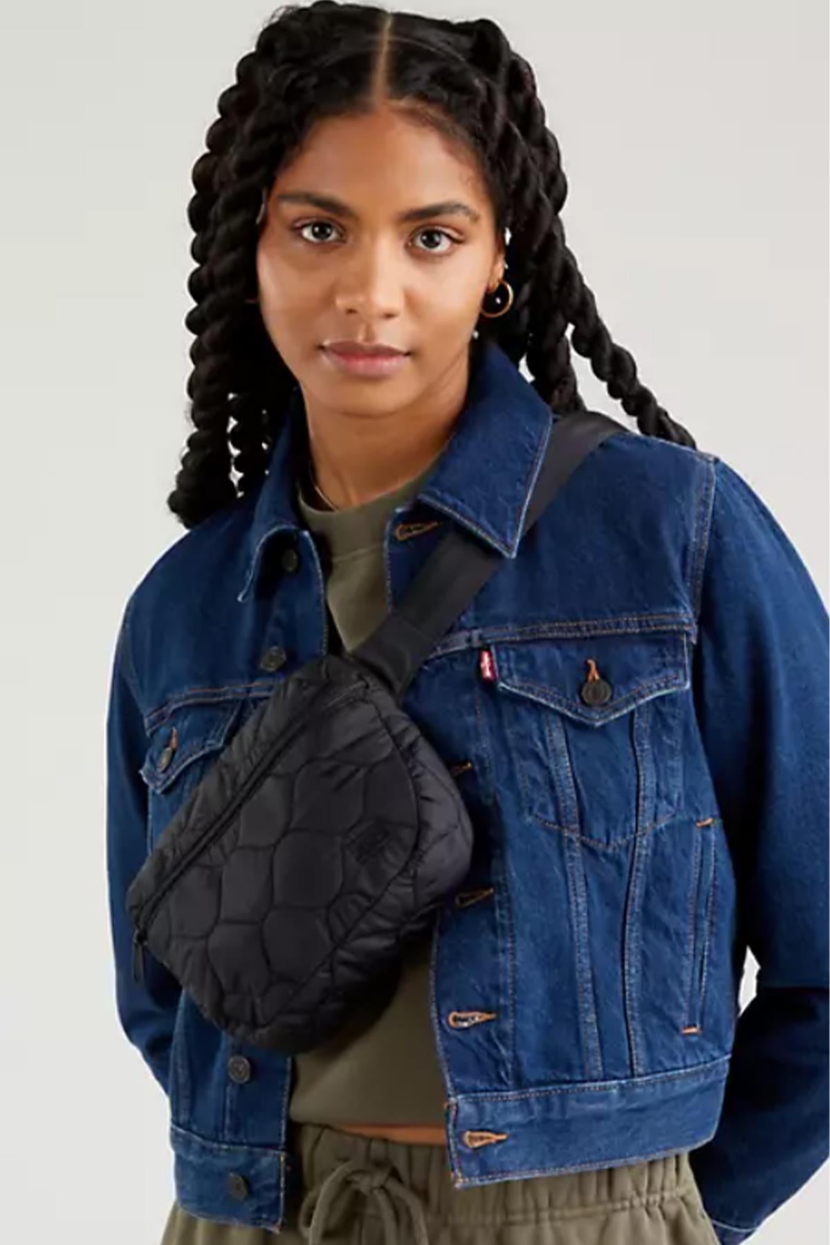 Levı´s® Kadın Siyah Banana Bel Çantası Slıng D5471-0004 - Levi's - D5471-0004