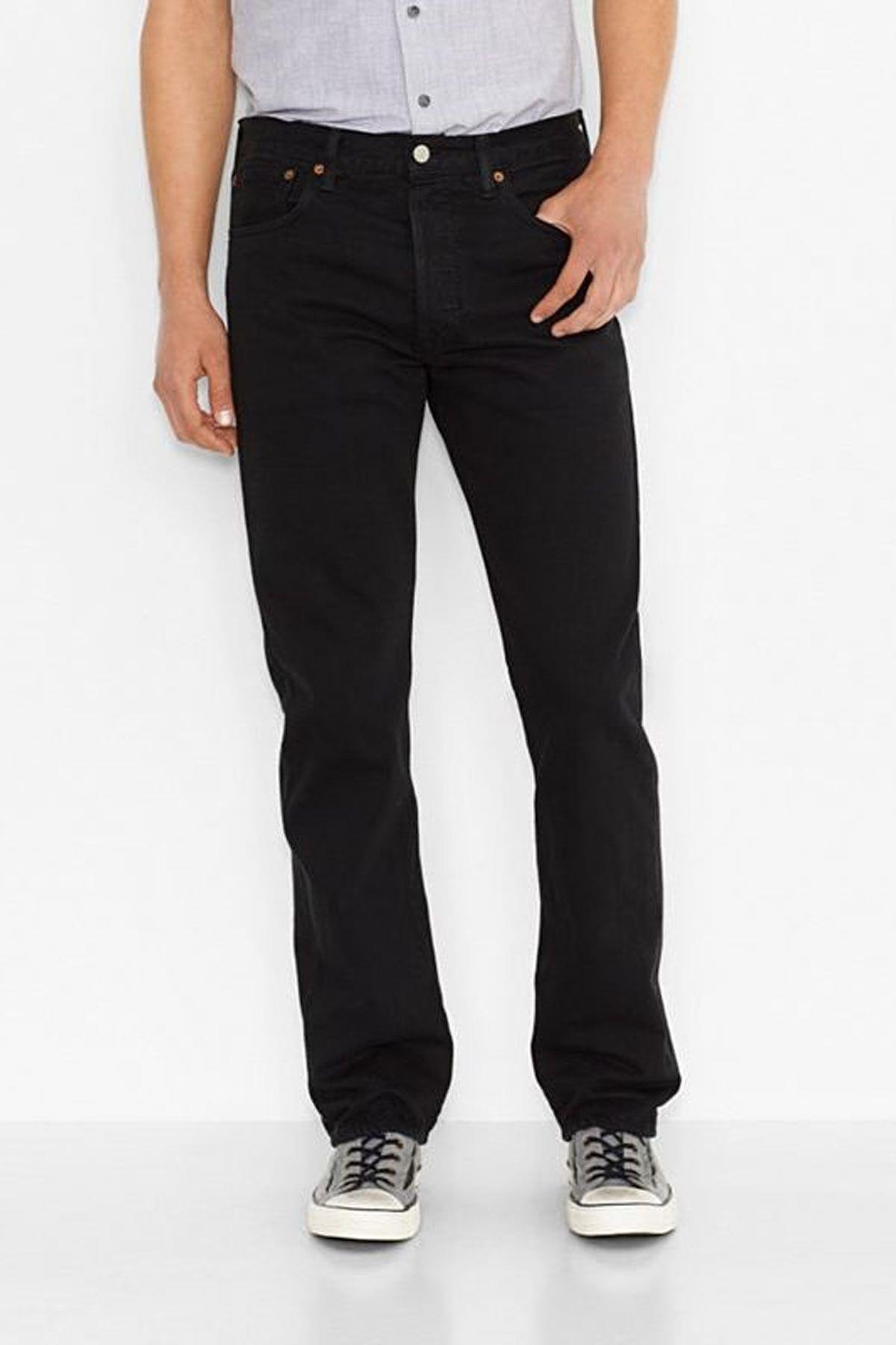 Levi's 501 Original Erkek Jean Siyah Kot Pantolon - A7735-0019 - Levi's - A7735-0019