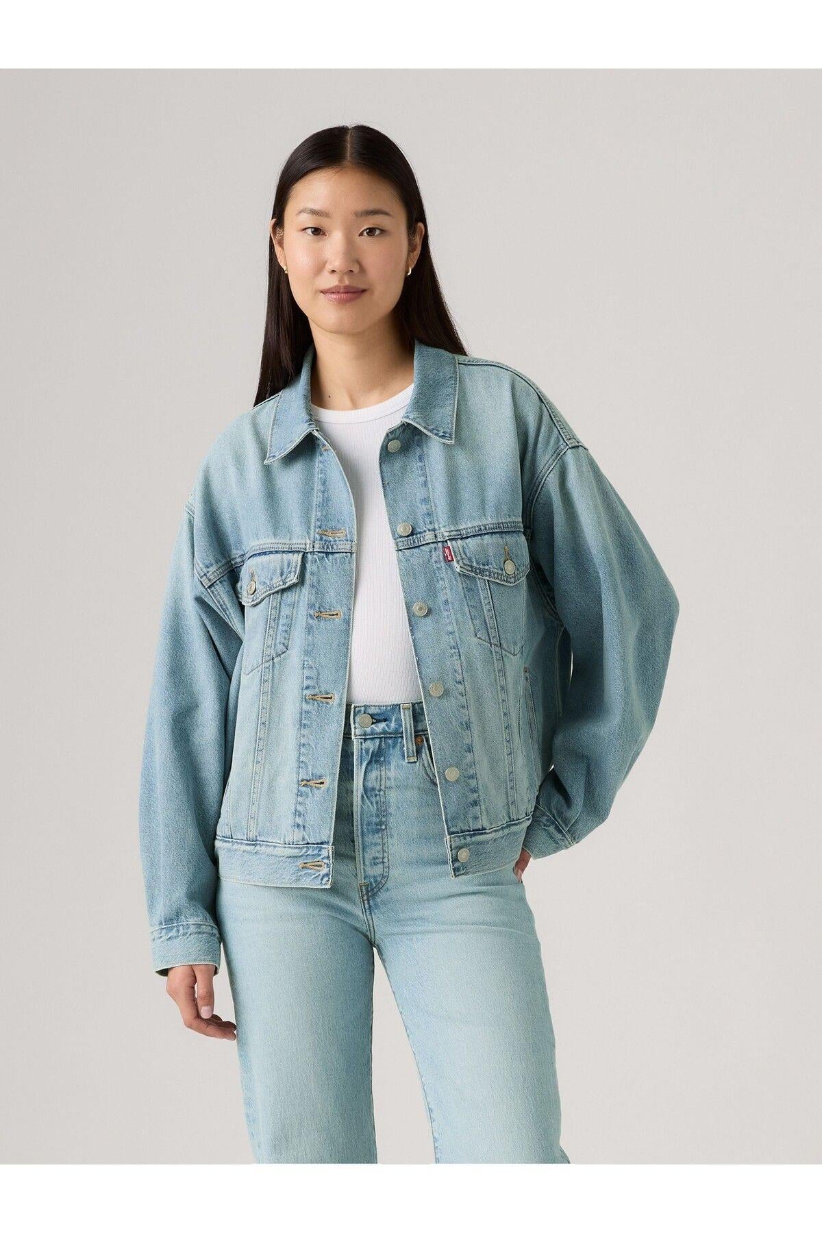Levi's 90S KADIN MAVİ TRUCKER KOT CEKET - A1743-0140 - Levi's - A1743-0140