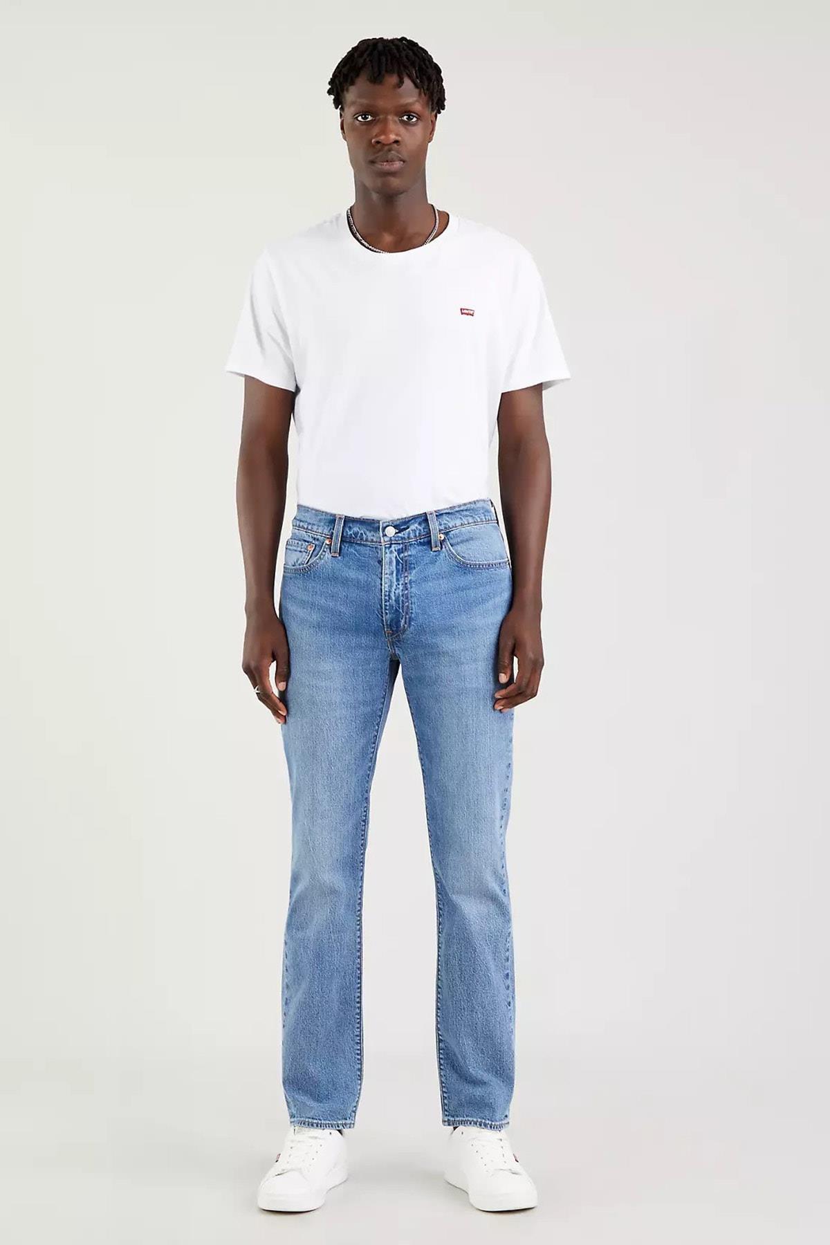 Levi's Dar Kesim Normal Bel Düz Paça Pamuklu 511 Jeans Erkek Kot Pantolon  04511-5191