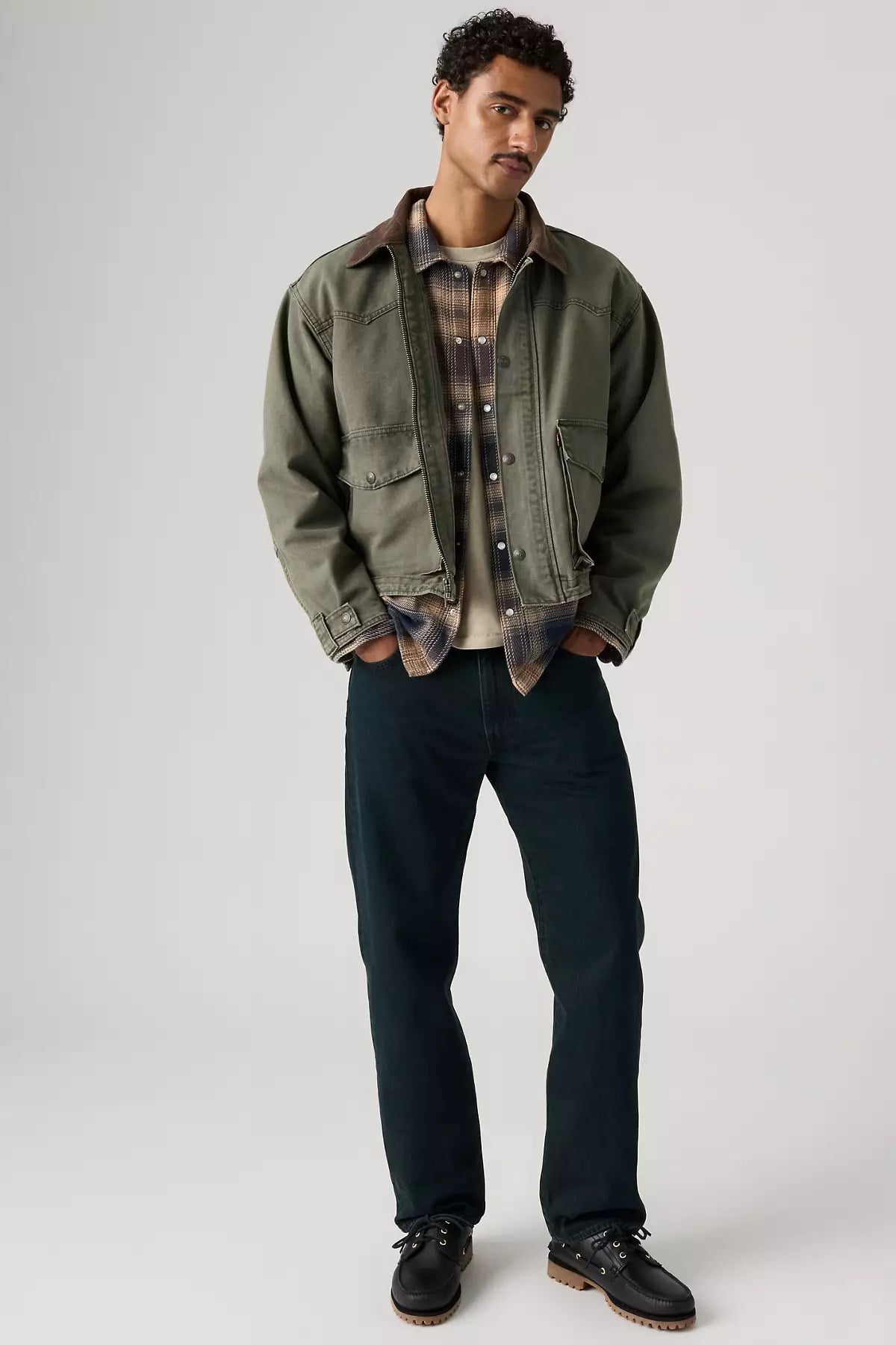 Levi's Erkek 555™ Rahat Kesim Lacivert Kot Pantolon - 003VA-0008 - Levi's - 003VA-0008