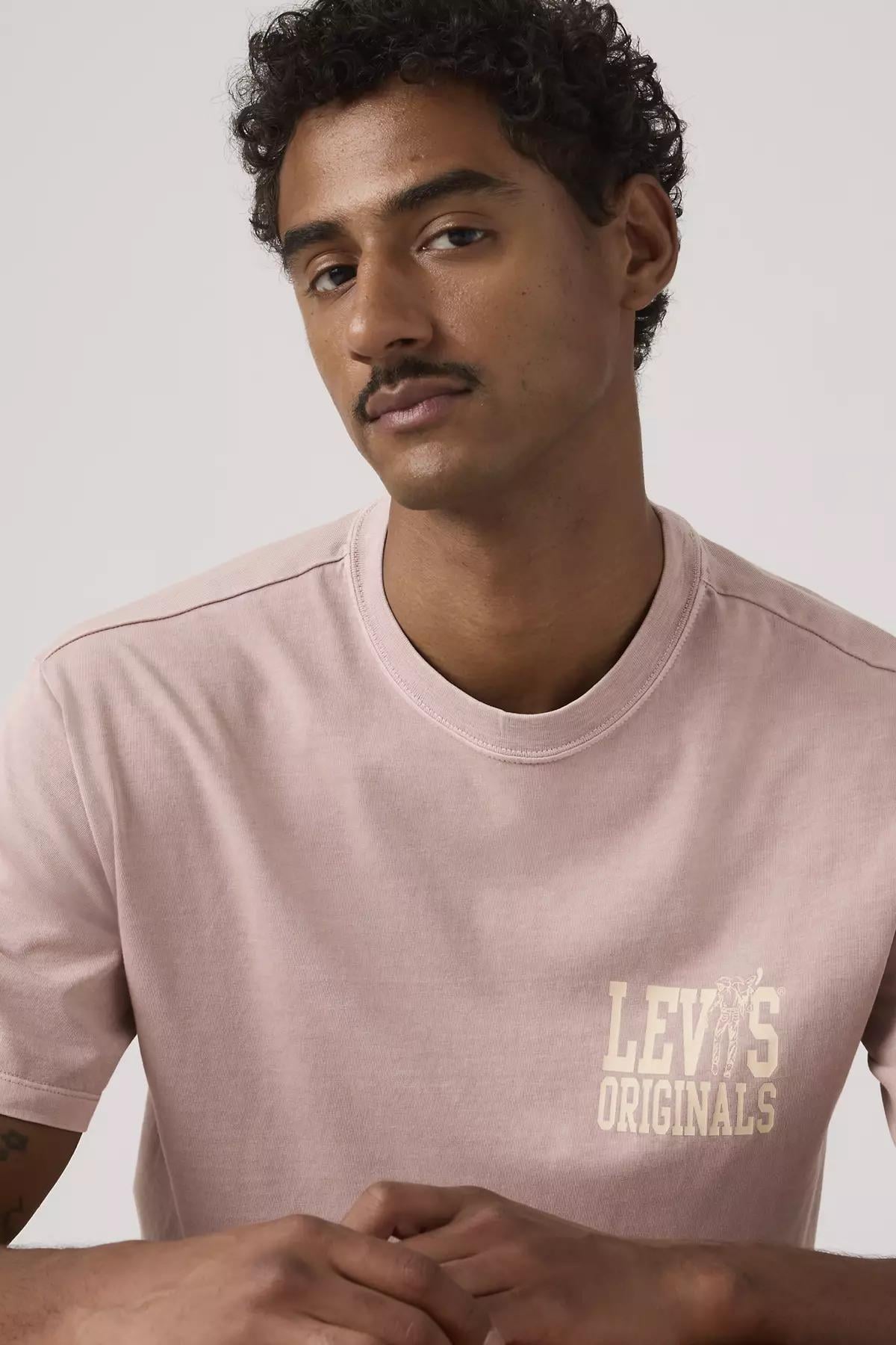 Levi's Erkek Grafik Desenli Vintage Kesim Tişört - A9440-0020 - Levi's - A9440-0020