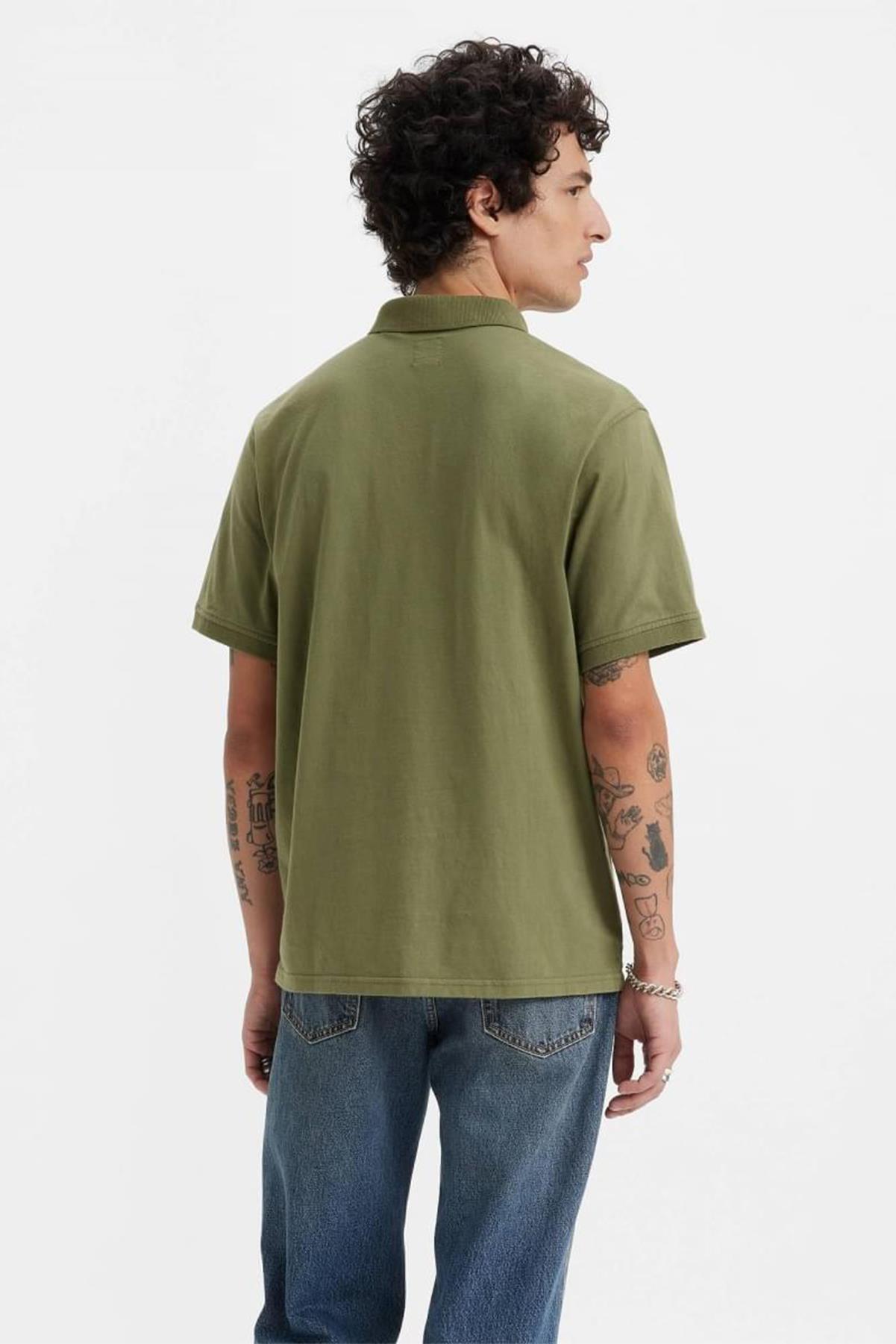 Levi's Erkek Polo Yaka Yeşil T-shirt - A6735-0003 · 15