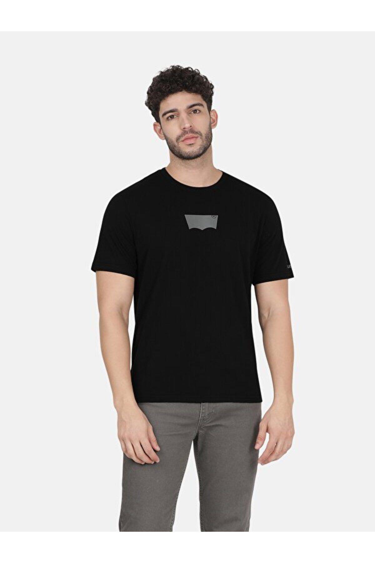 Levi's Erkek Relaxed Fit Siyah T-Shirt - A2082-0147 - Levi's - A2082-0147