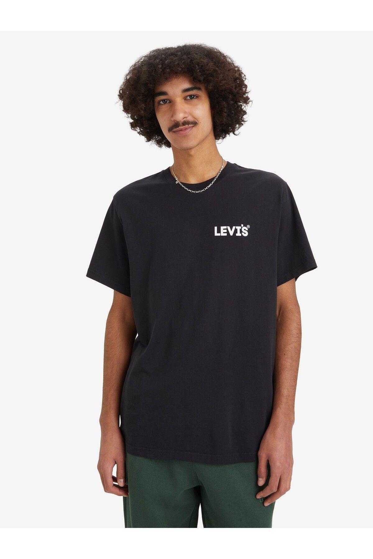 Levi's ERKEK RELAXED FIT SİYAH T-SHİRT - A2082-0196 - Levi's - A2082-0196
