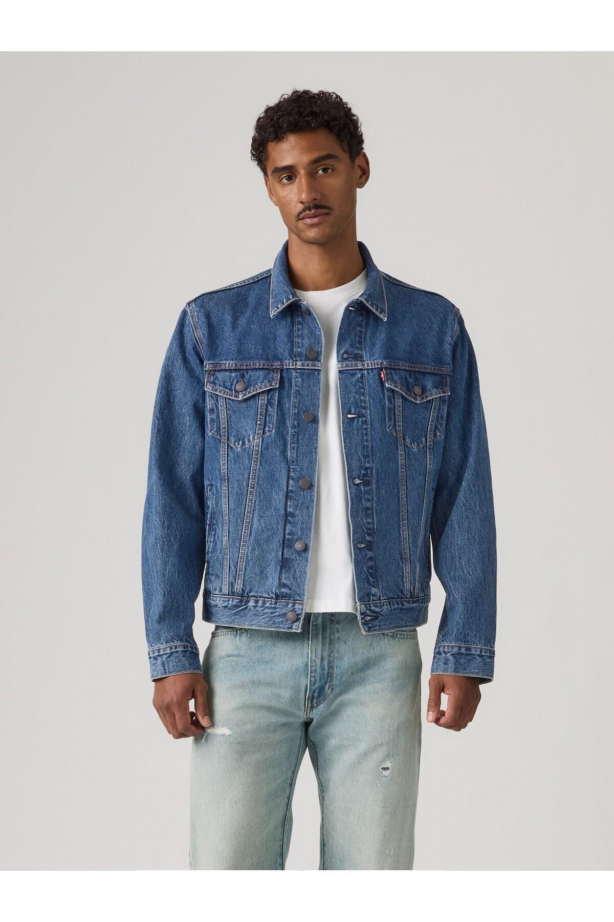 Levi's Erkek  Trucker Mavi Kot Ceket - 72334-0772 - Levi's - 72334-0772