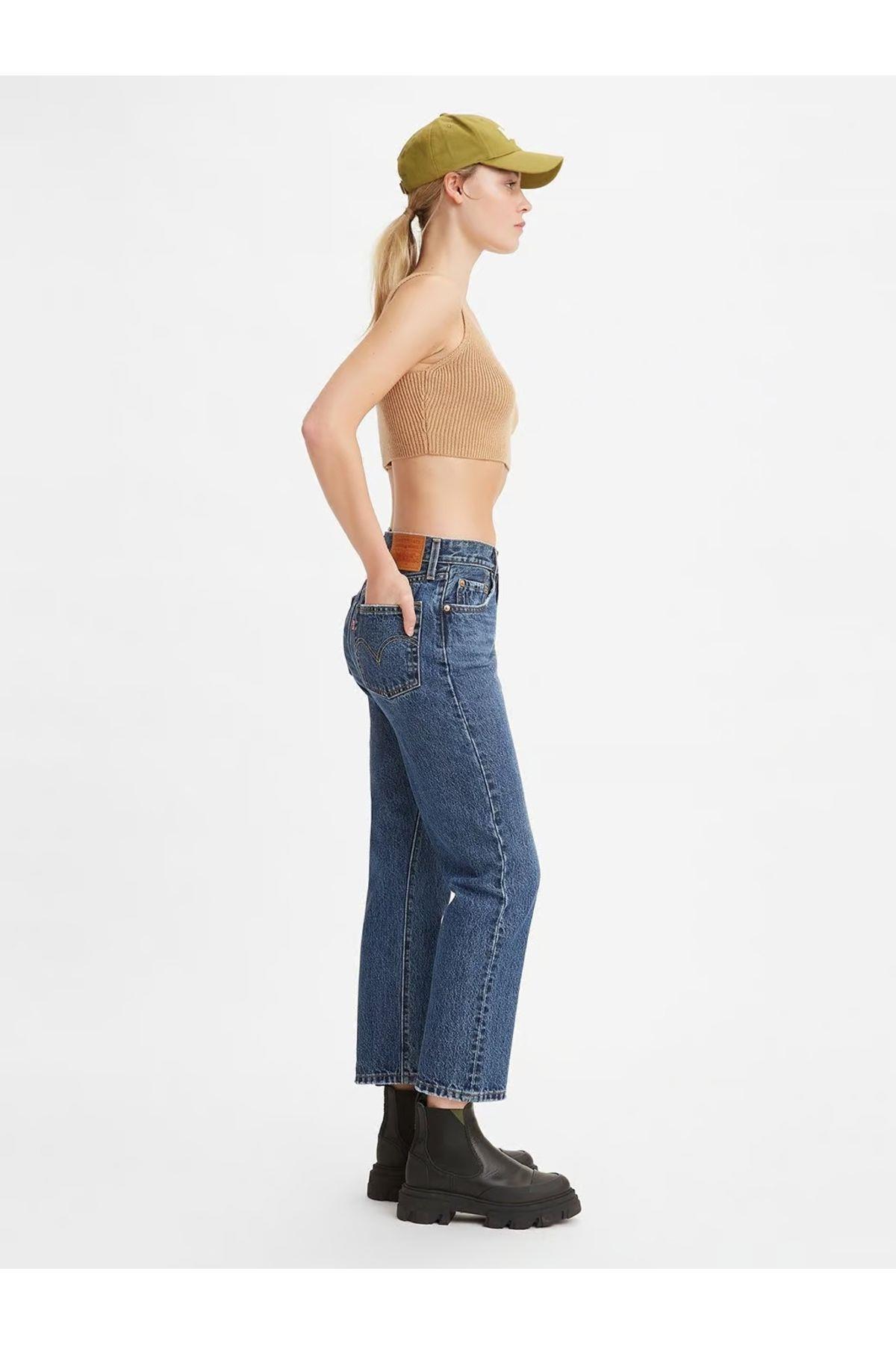 Levi's Kadın 501 Jeans Yüksek Bel Kısa Paça Kot Pantolon - A7739-0005 - Levi's - A7739-0005