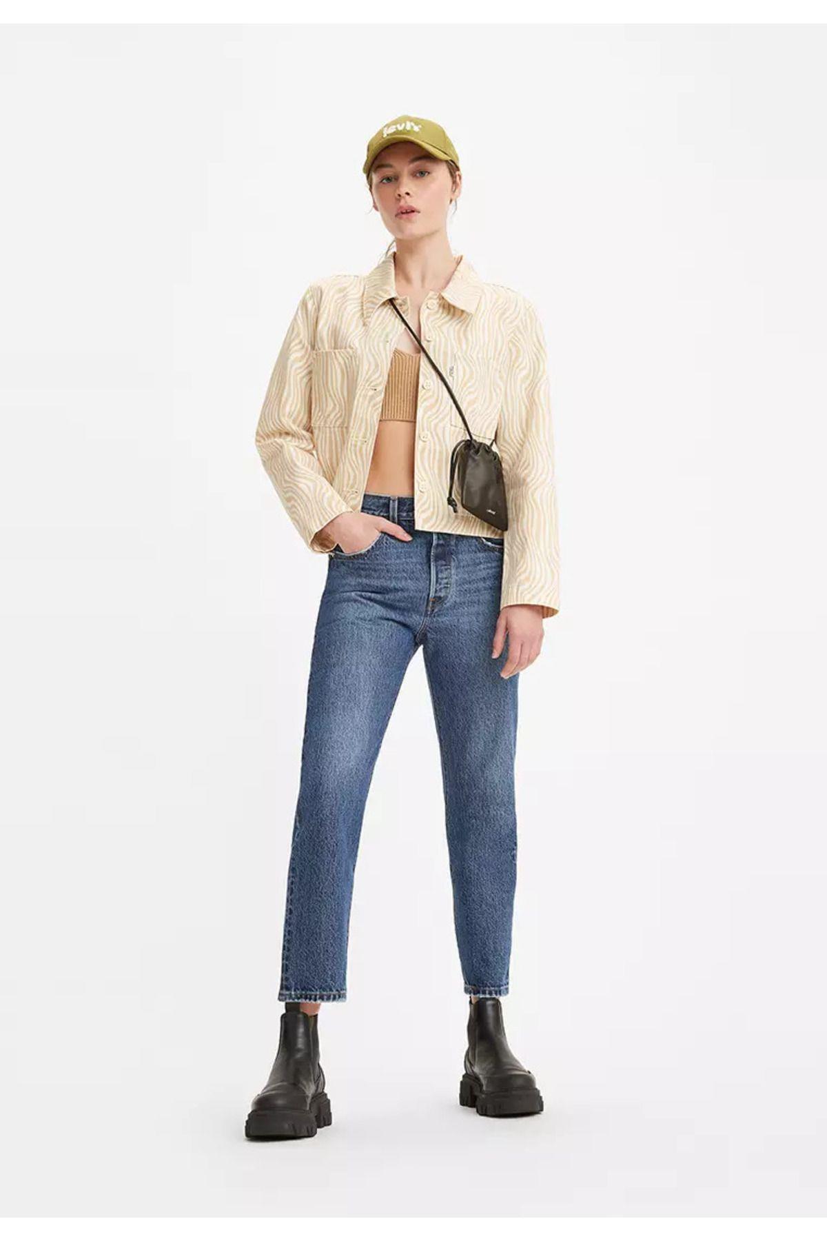 Levi's Kadın 501 Jeans Yüksek Bel Kısa Paça Kot Pantolon - A7739-0005 · 33