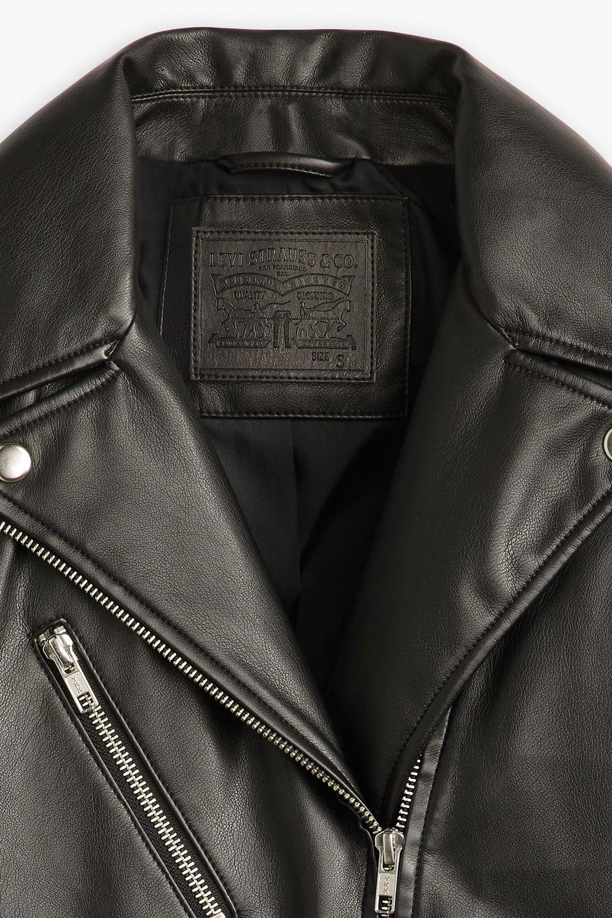 Levi's Kadın Fonksiyonel Kendal Moto Biker Deri Ceket - A9373-0000 · 20