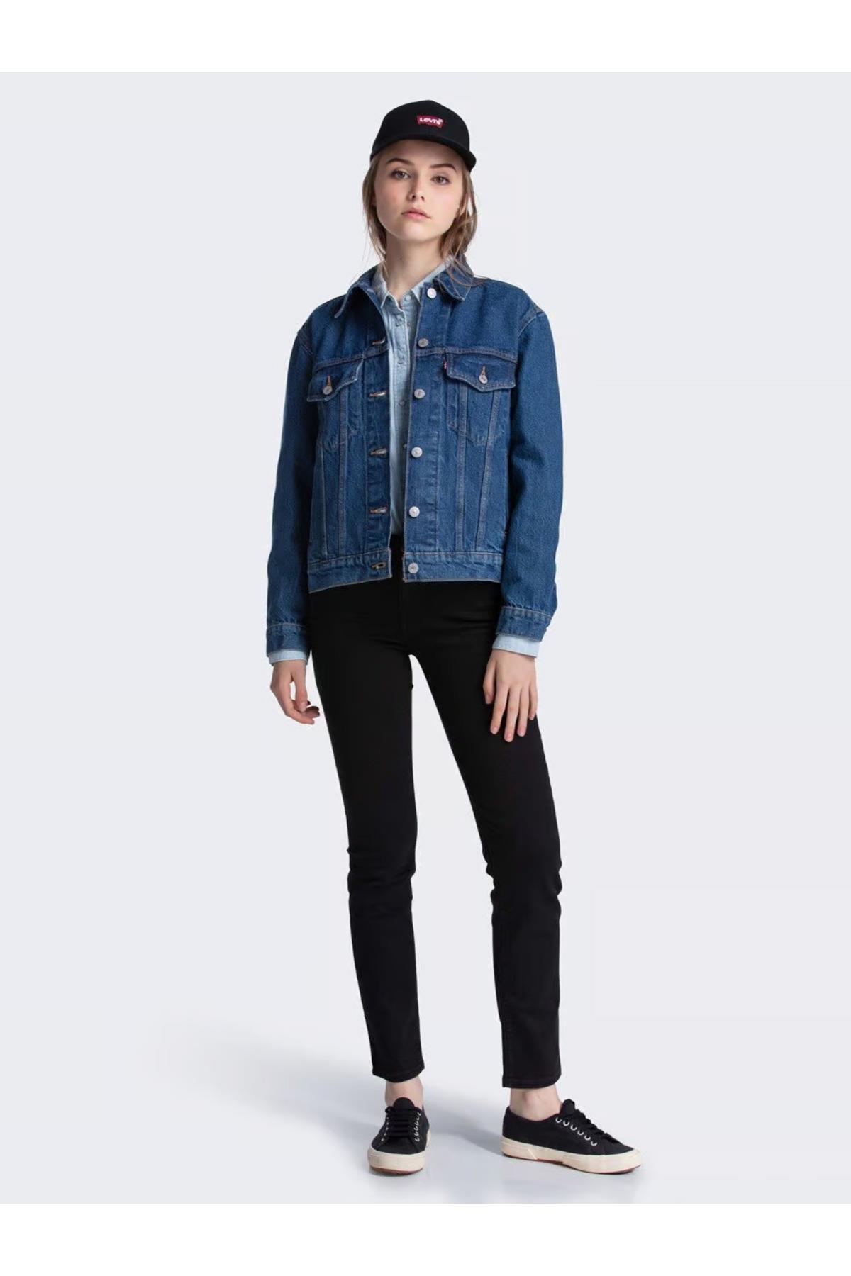 Levi's Kadın Kot Ceket Ex Boyfriend Trucker Mavi - 29944-0012 · 17