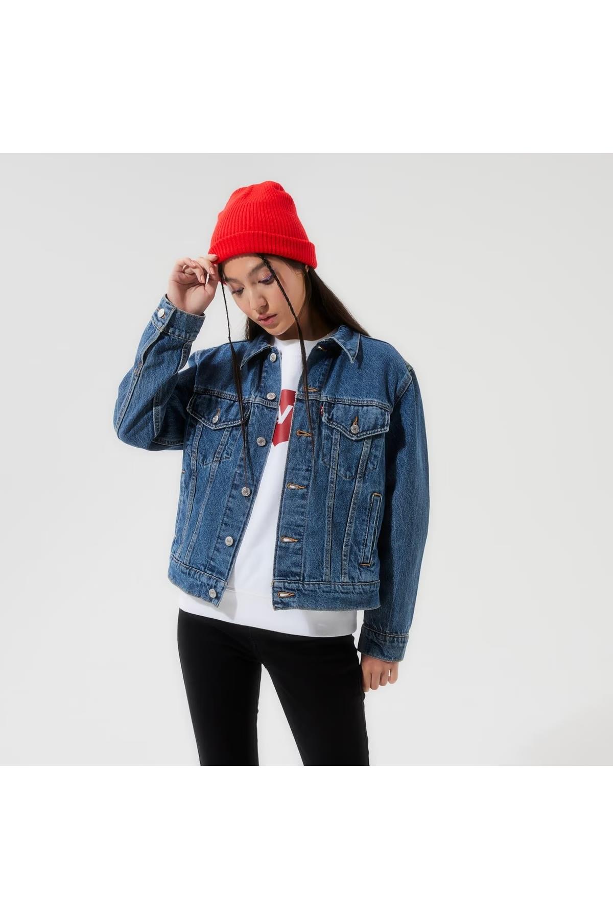 Levi's Kadın Kot Ceket Ex Boyfriend Trucker Mavi - 29944-0012 · 13