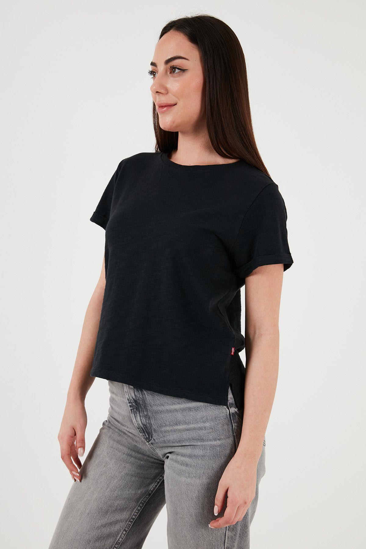 Levi's Kadın Pamuklu Regular Fit Bisiklet Yaka T-Shirt - A9401 · 7