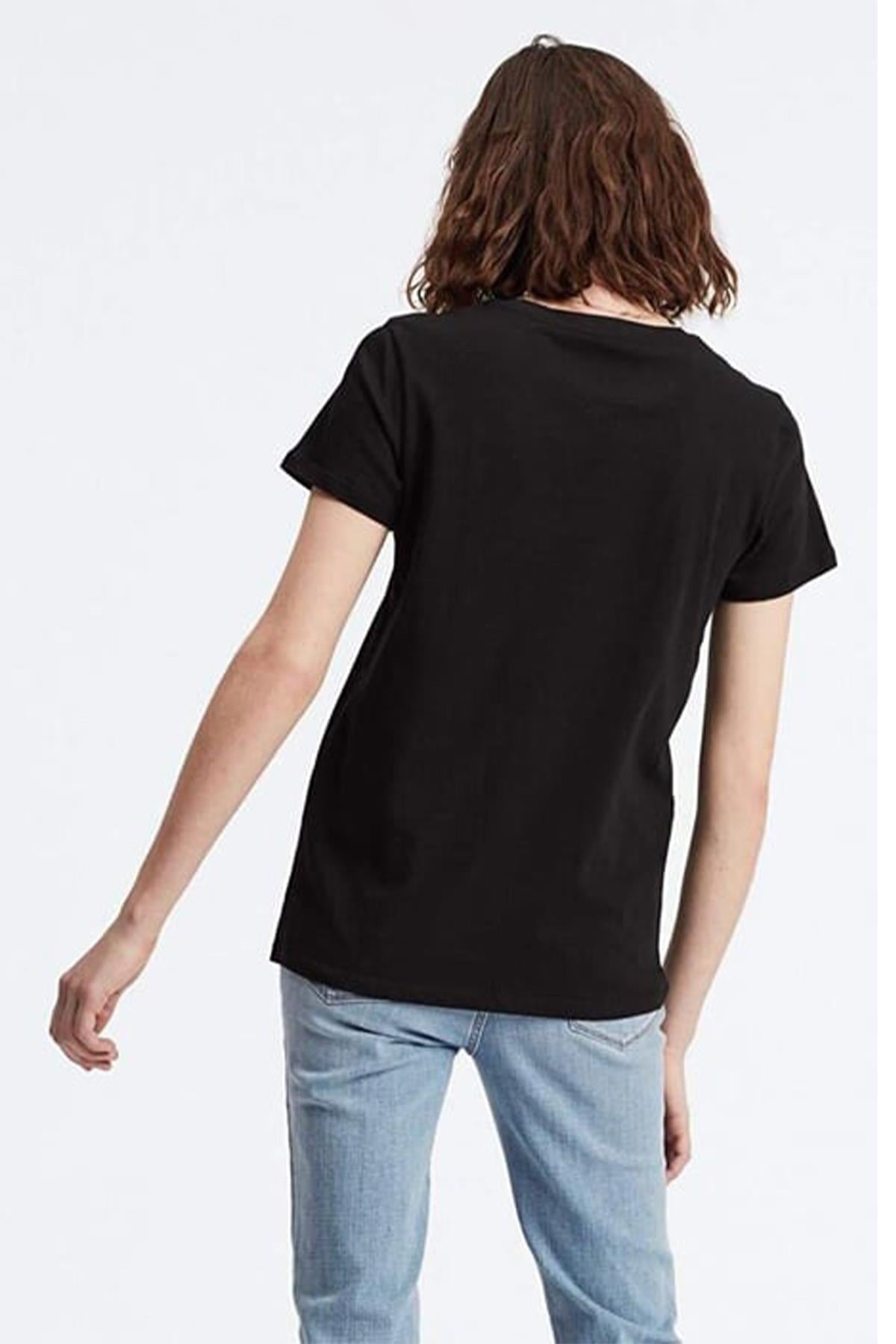 Levi's Kadın Siyah The Perfect Arma T-shirt A4917-0000 · 9