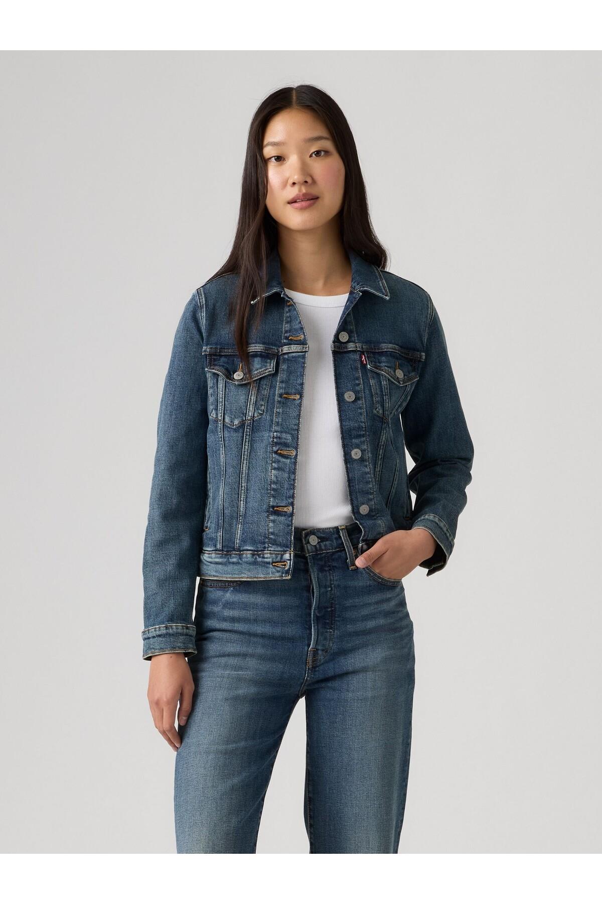 Levi's Kadın Trucker Mavi Kot Ceket - 29945-0250 - Levi's - 29945-0250