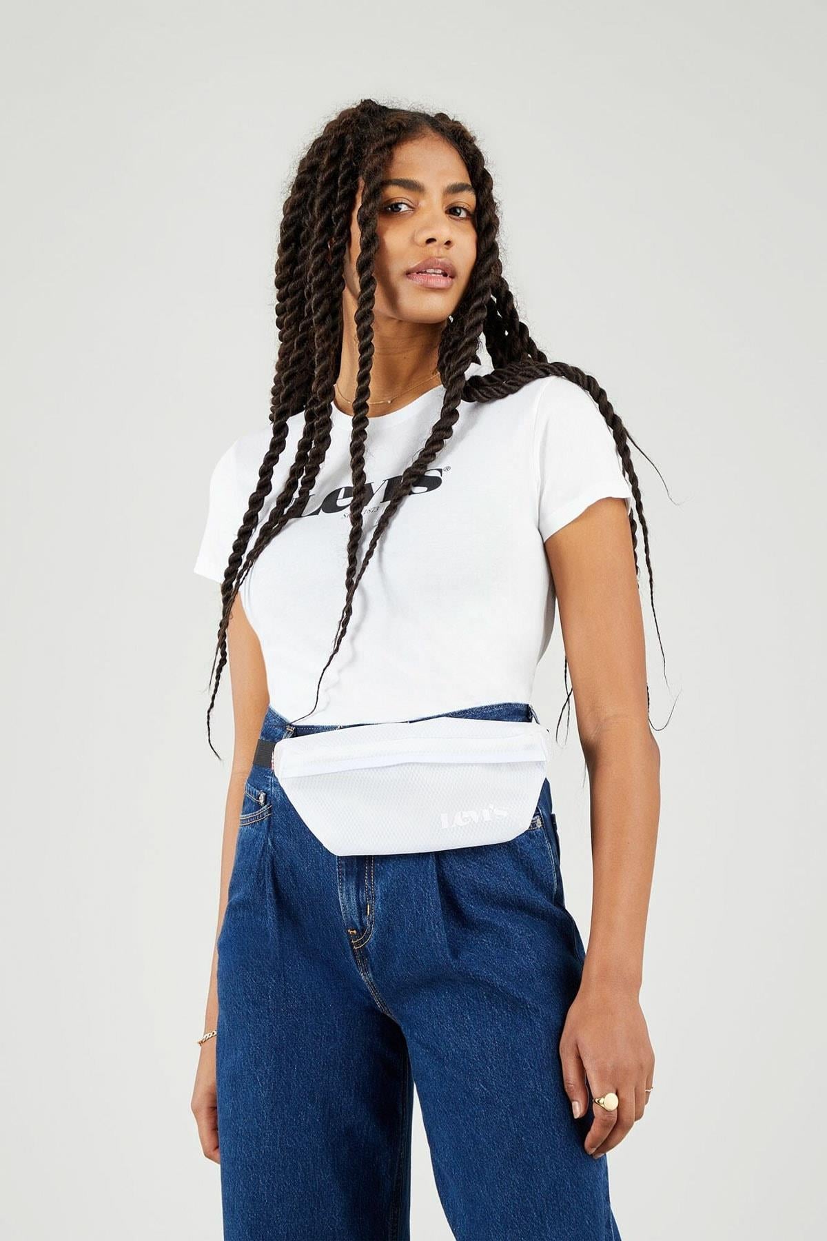 Levi's Unisex Small Banana Sling Şeffaf Çanta - Vintage Modern Logo - 3811501420 - Levi's - 3811501420